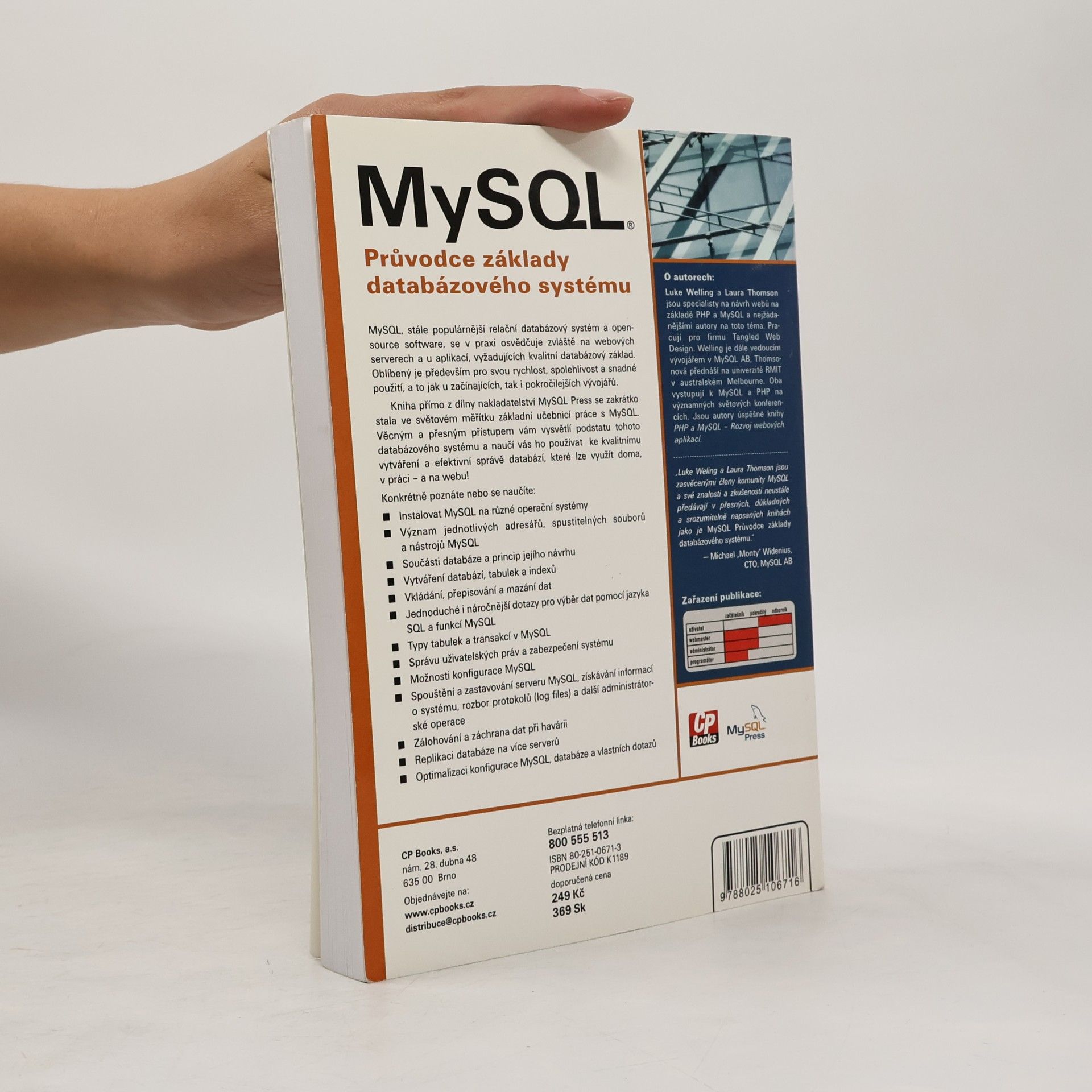 Luke Welling MySQL: Průvodce základy databázového systému