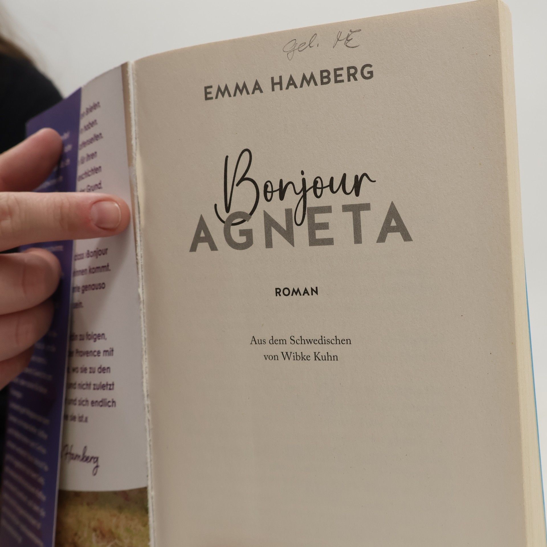 Emma Hamberg Bonjour Agneta