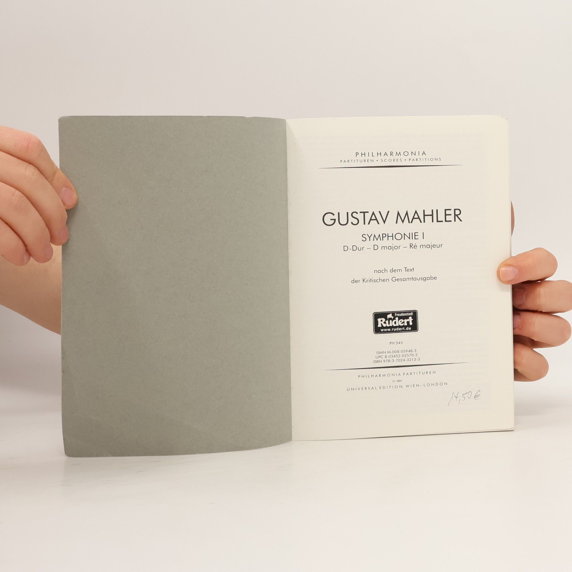 Gustav Mahler Symphonie I (D-Dur - D major - Ré majeur)