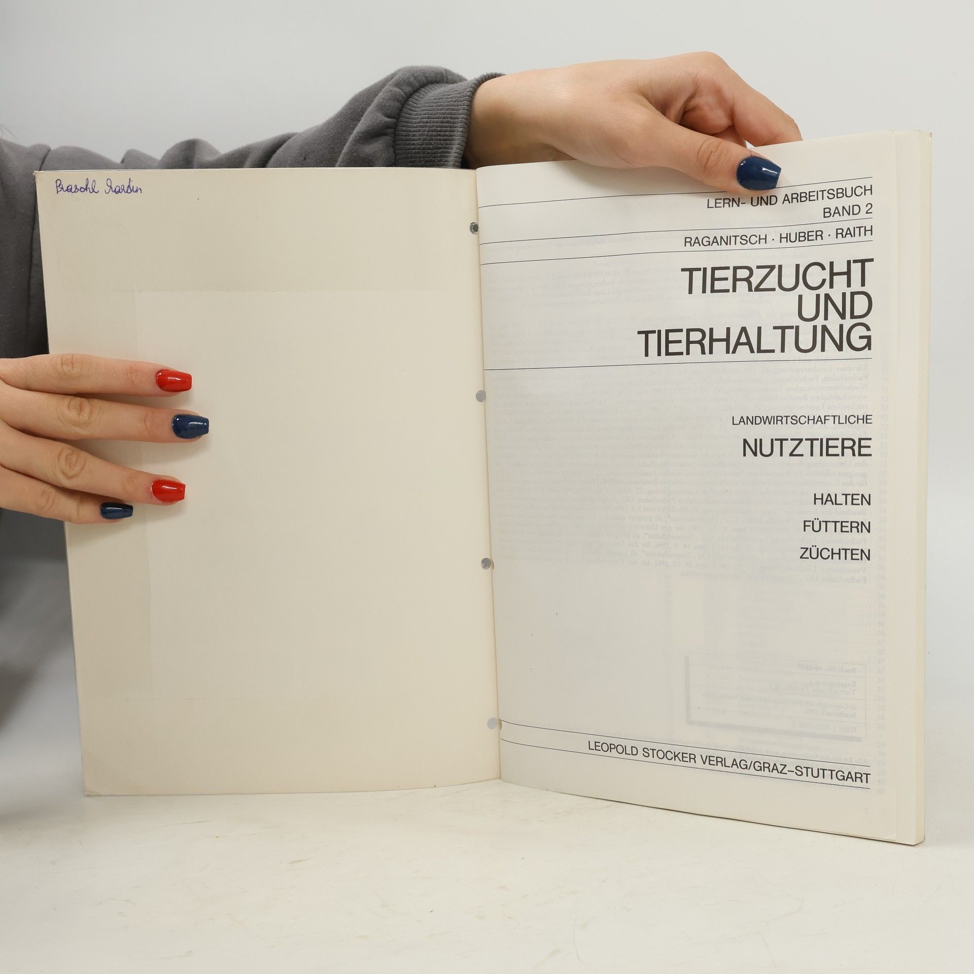 Gerhard Raganitsch Lern- und Arbeitsbuch - 2: Tierzucht und Tierhaltung