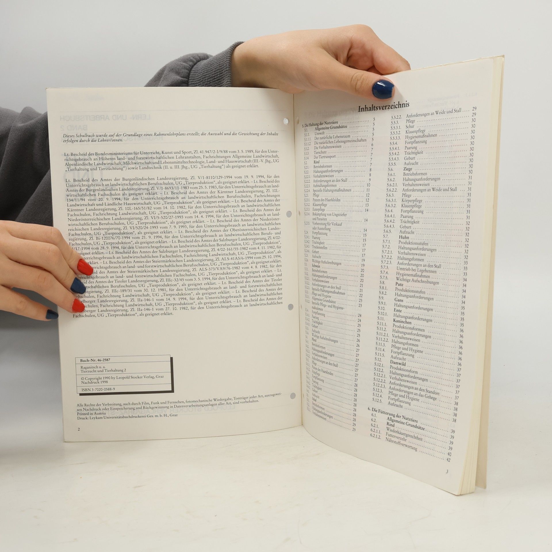 Gerhard Raganitsch Lern- und Arbeitsbuch - 2: Tierzucht und Tierhaltung