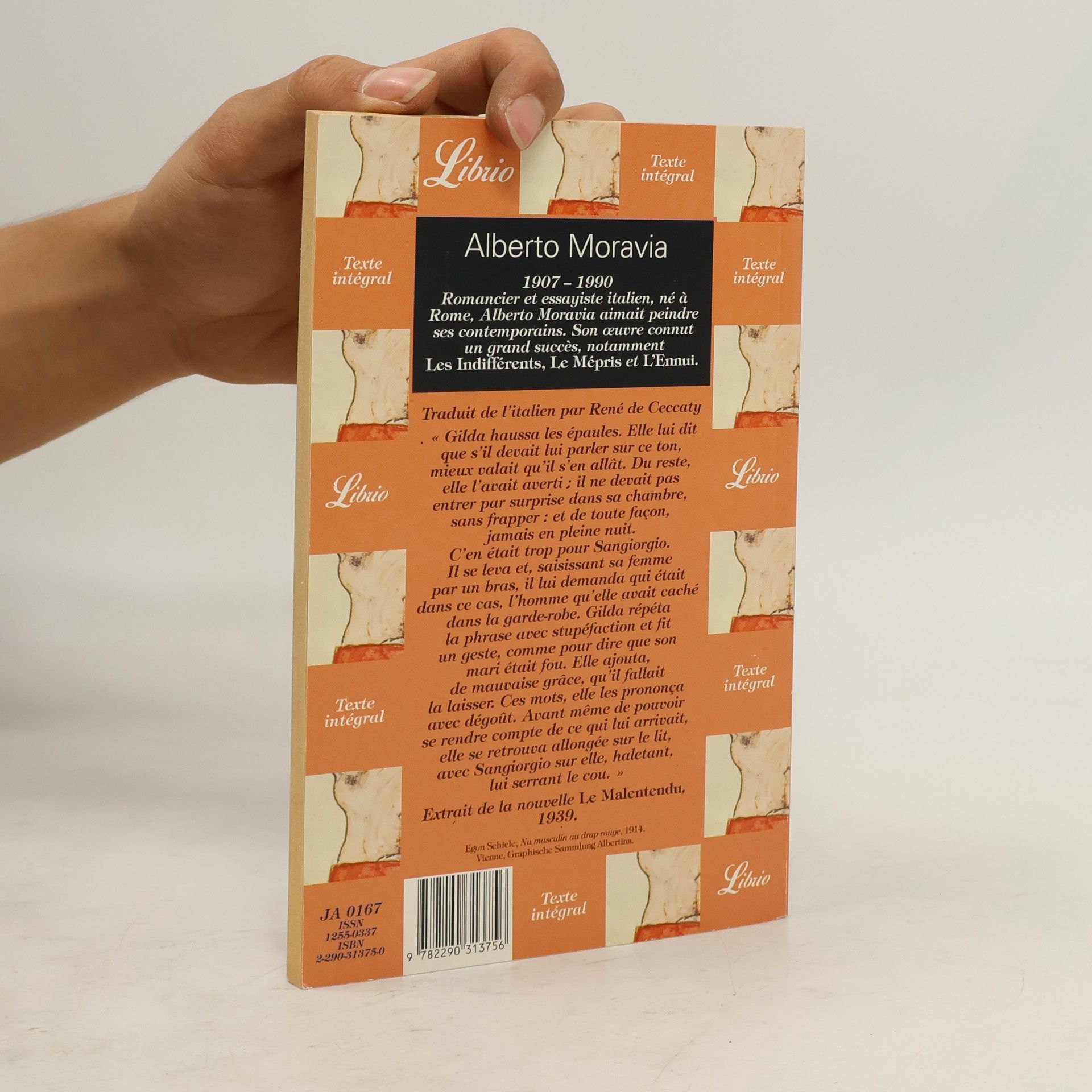 Alberto Moravia Histoires d'amour - Texte intégral