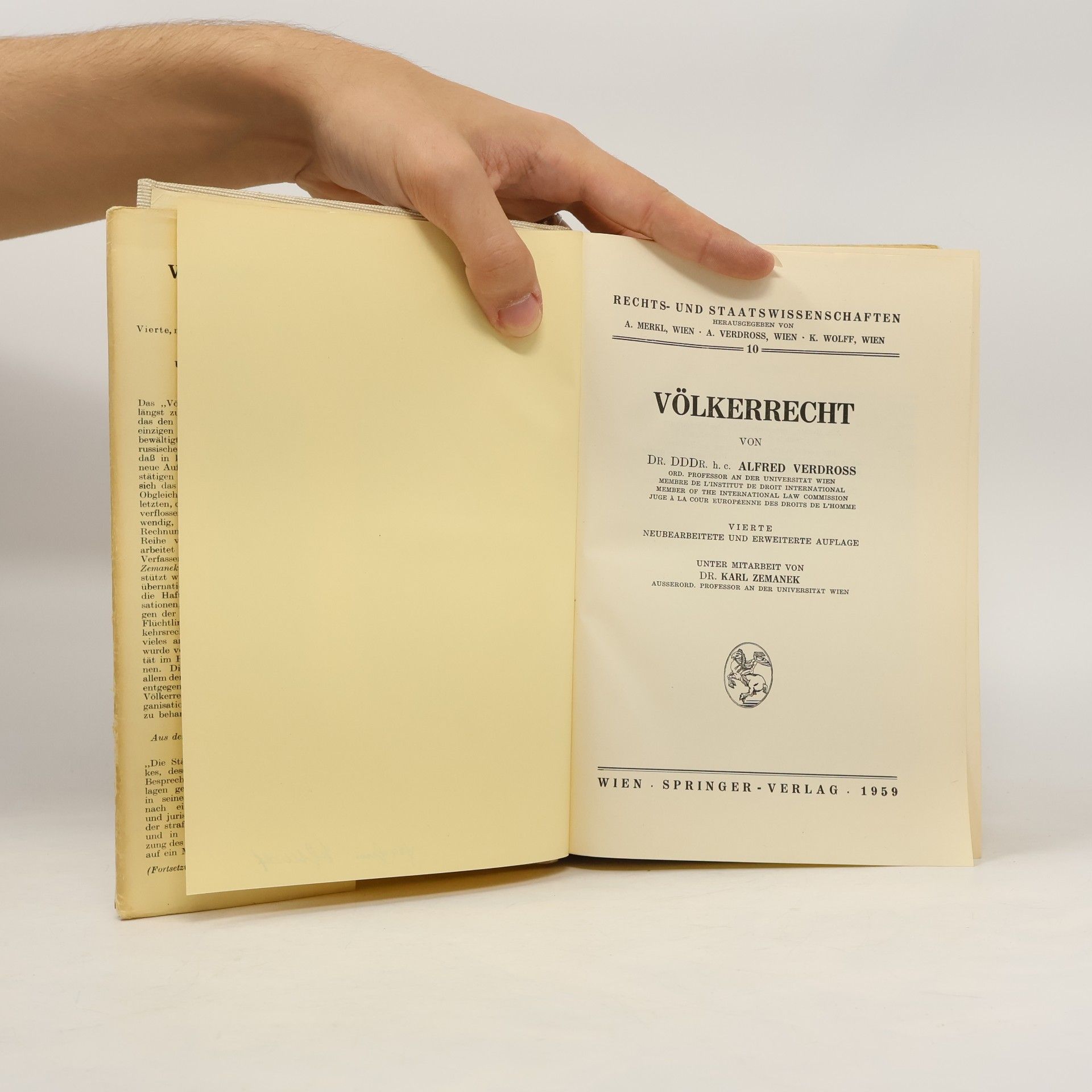 Alfred Verdross Völkerrecht