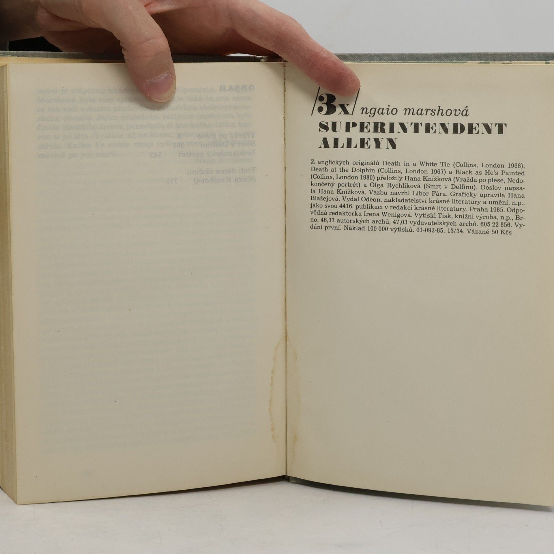 Ngaio Marsh 3x superintendent Alleyn