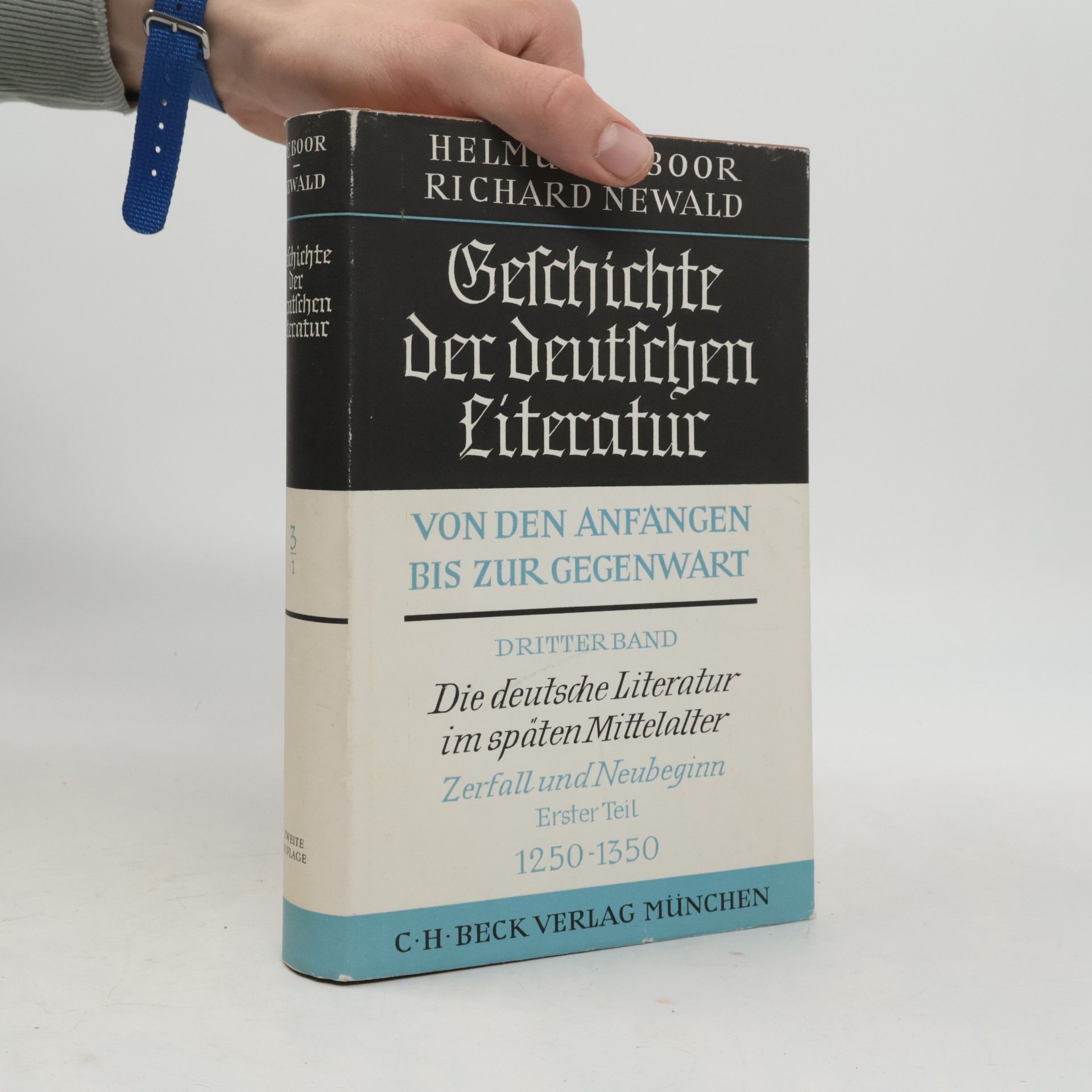 Geschichte der deutschen Literatur. Die deutsche Literatur im späten Mittelalter 3/1