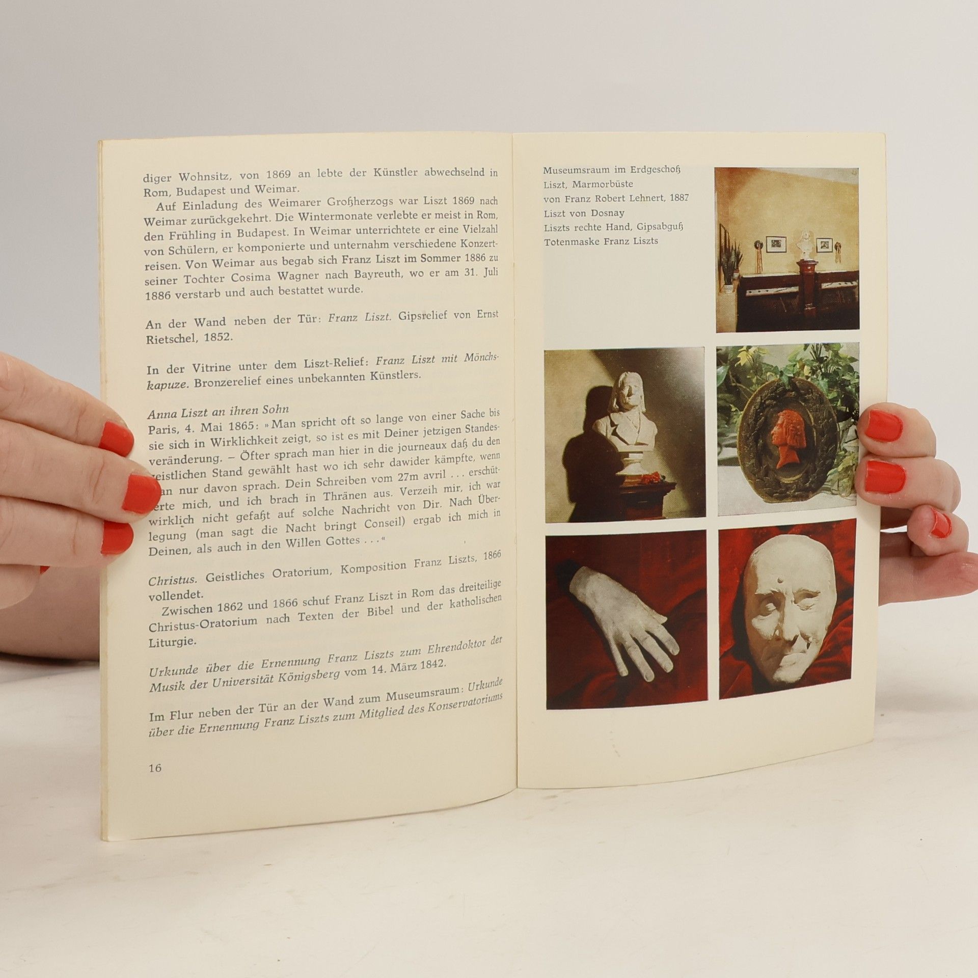 Willy Handrick Das Liszthaus in Weimar