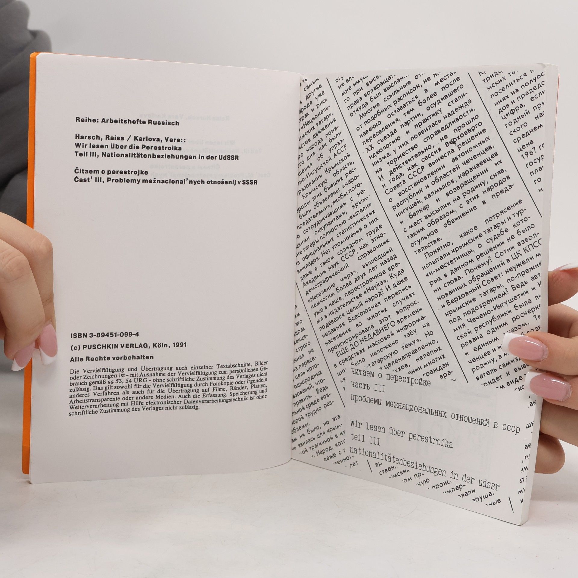 Raisa Harsch Wir lesen über die Perestroika Teil III