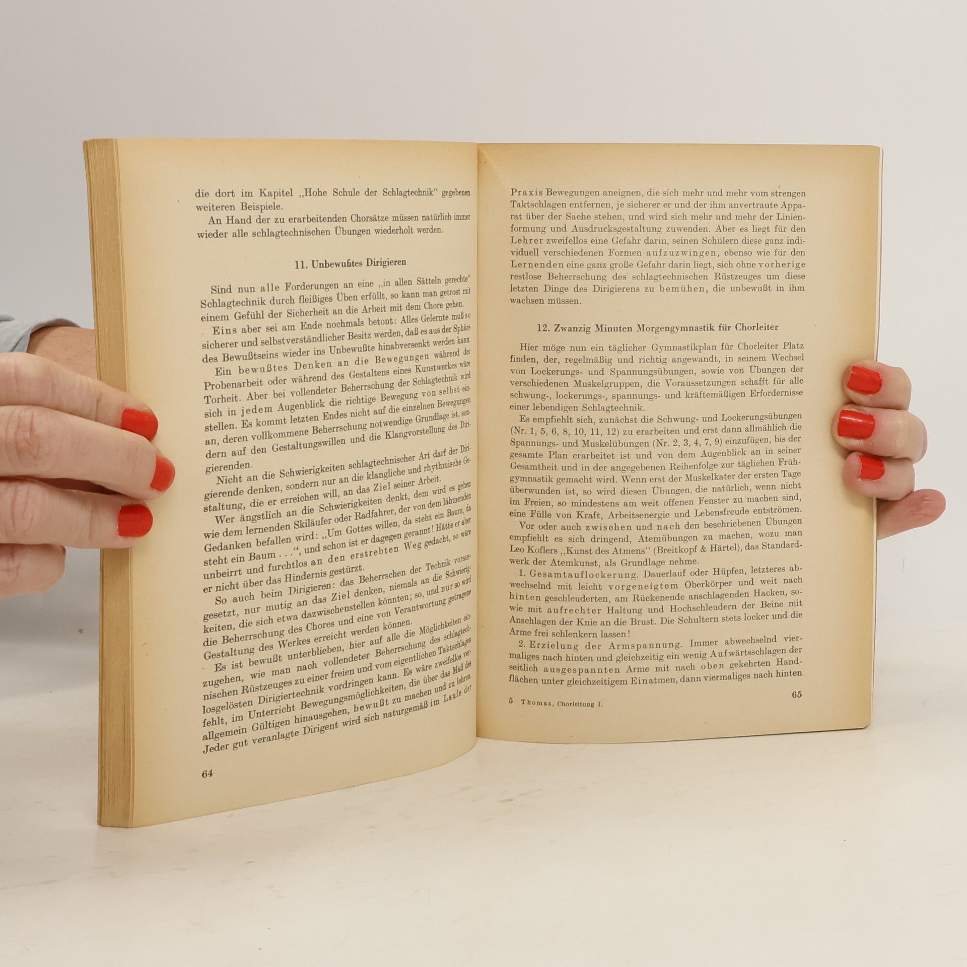Kurt Thomas Lehrbuch der Chorleitung I