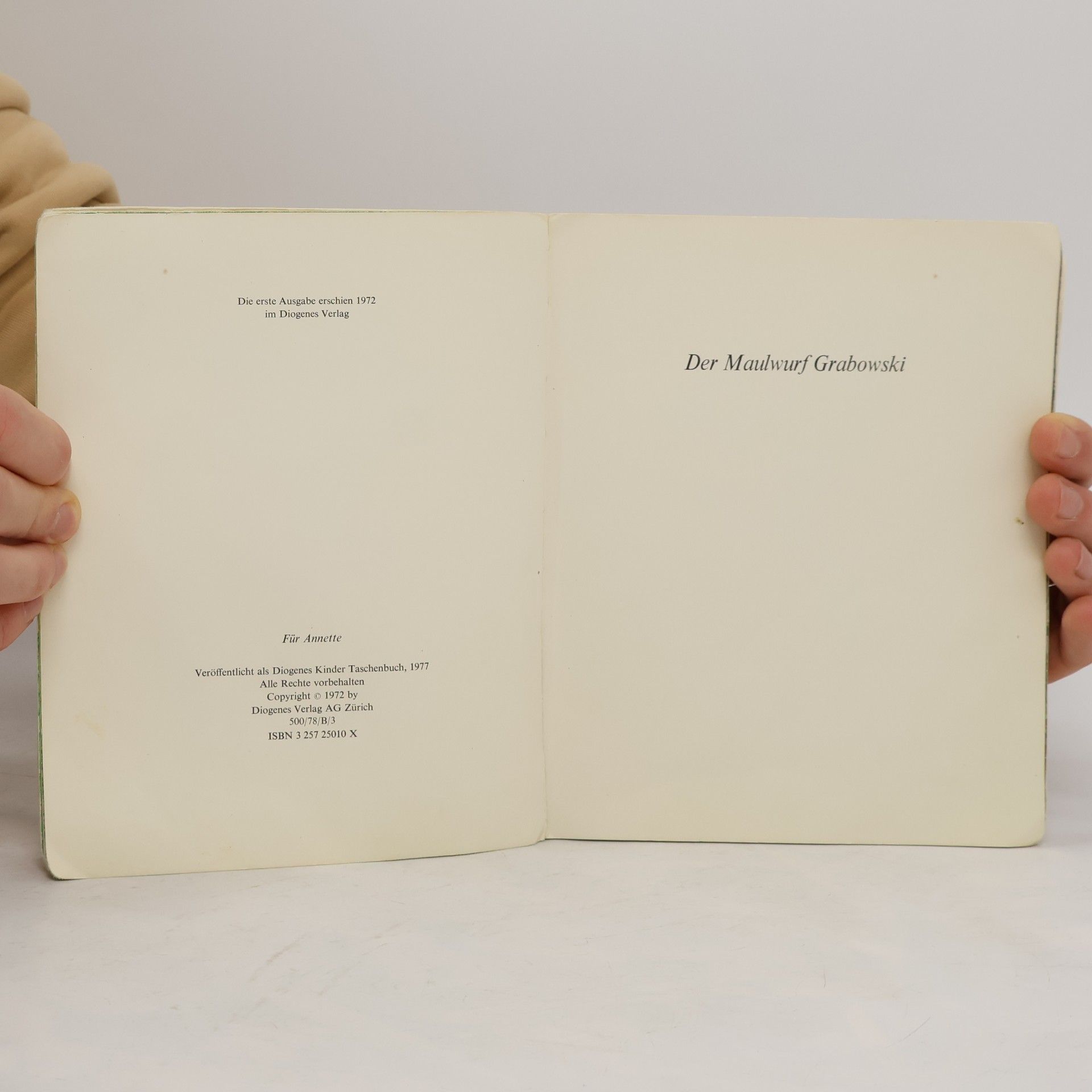 Luis Murschetz Der Maulwurf Grabowski