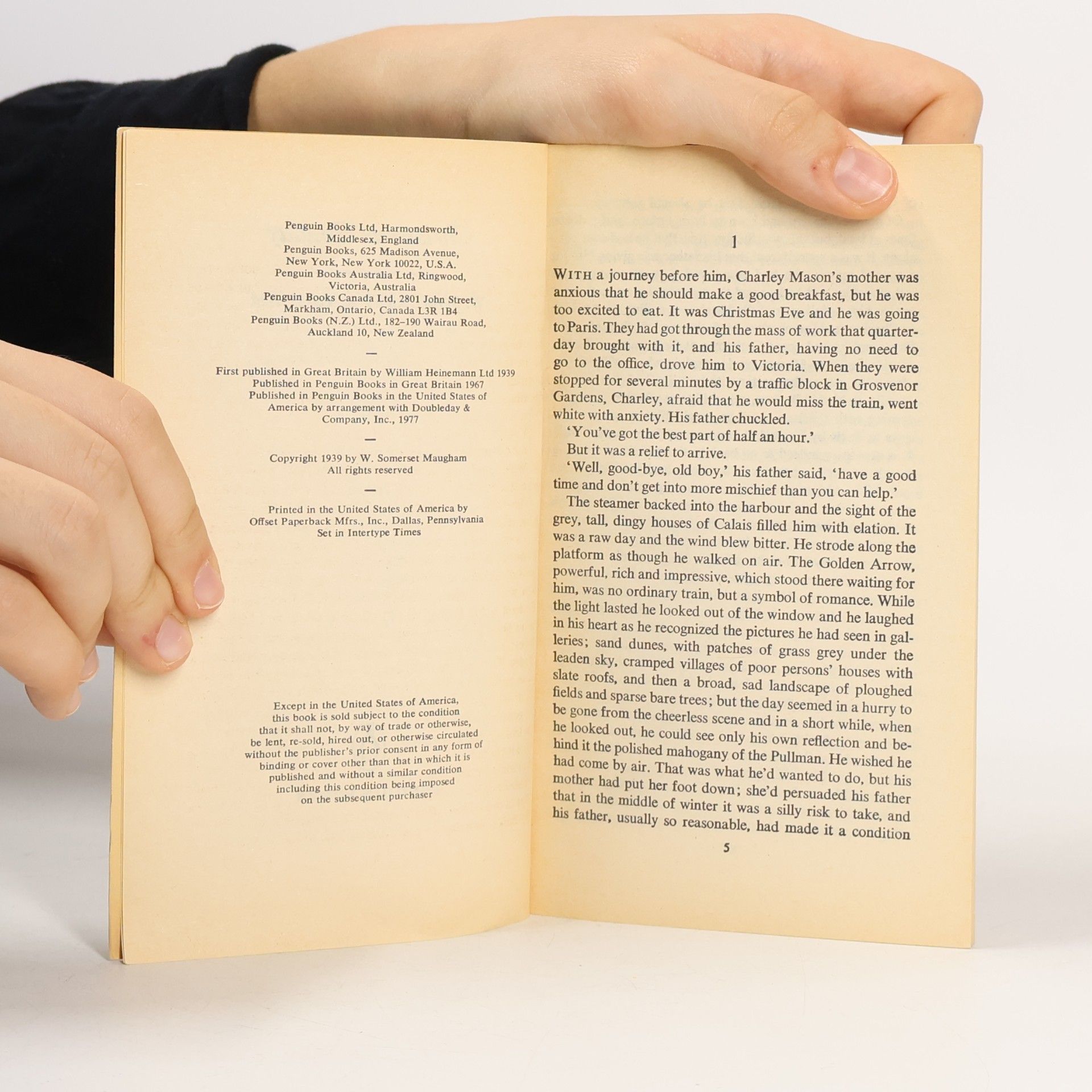 William Somerset Maugham Christmas Holiday