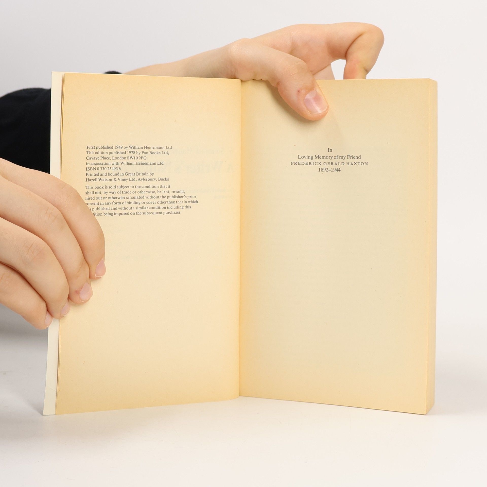 W Somerset Maugham A Writer's Notebook