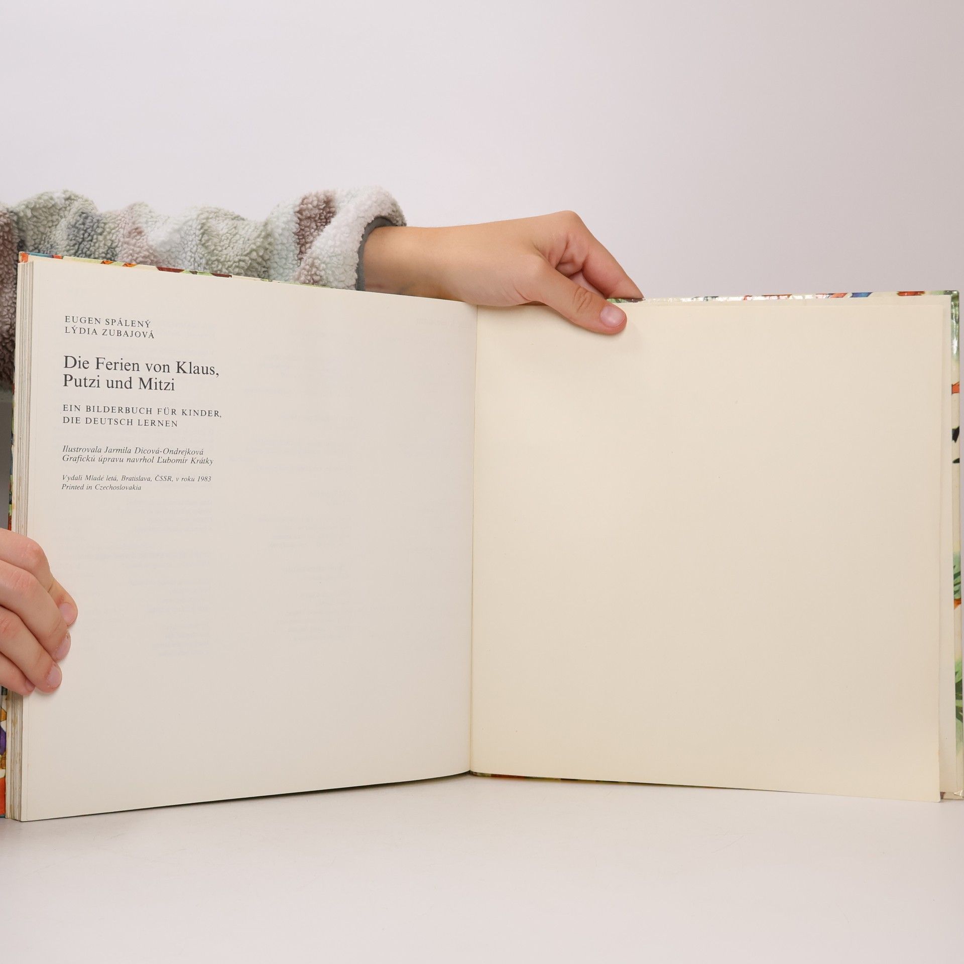 Lýdia Zubajová Die Ferien von Klaus, Putzi und Mitzi. Ein Bilderbuch für Kinder, die deutsch lernen