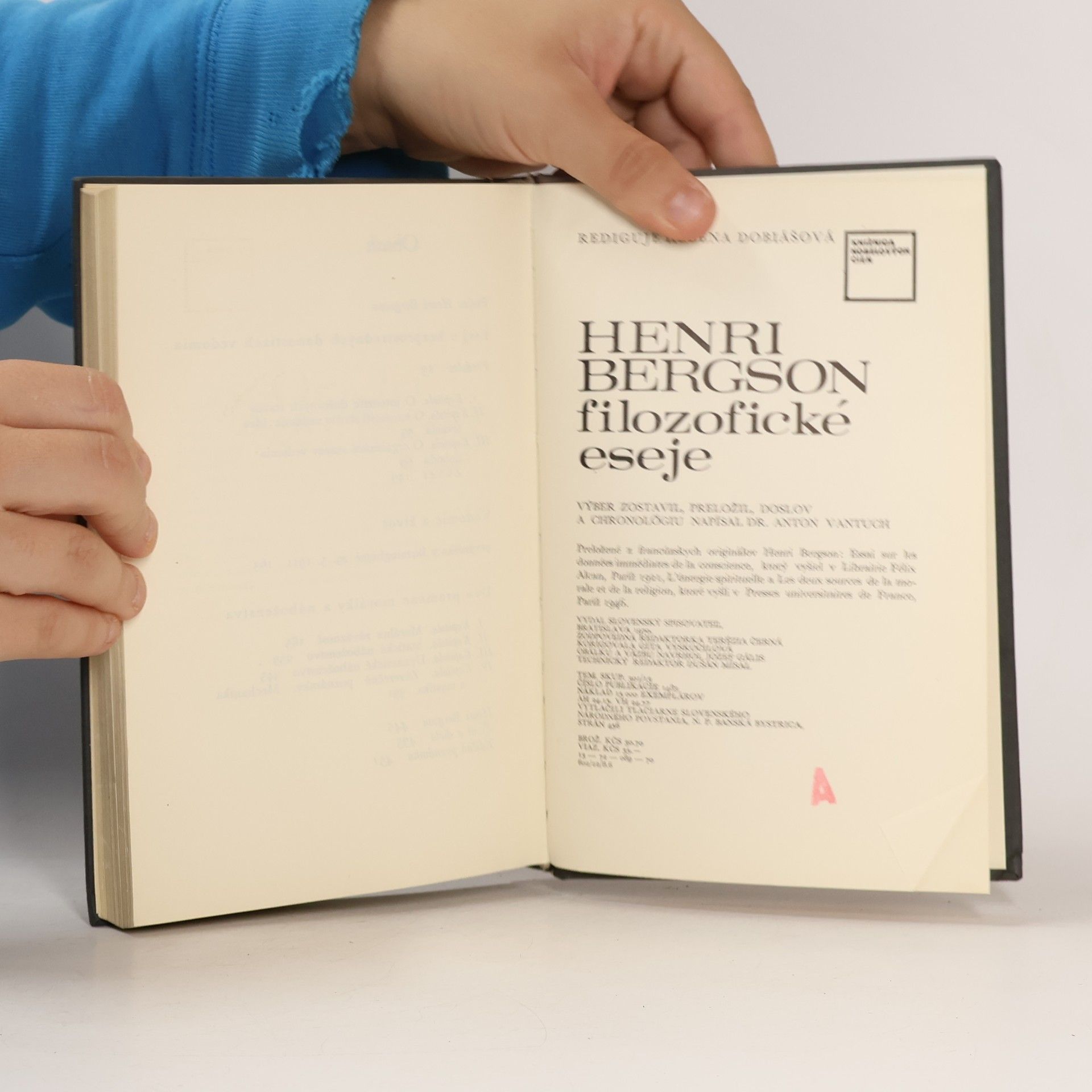 Henri Bergson Filozofické eseje