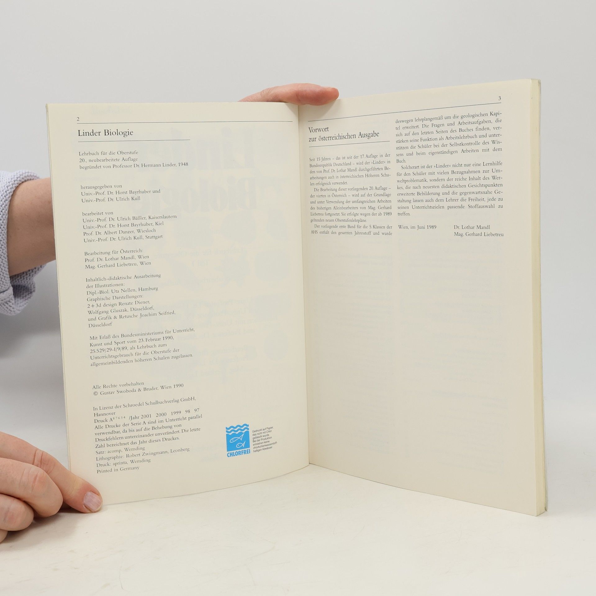 Autores varios Linder Biologie mit Geologie. Teil 1