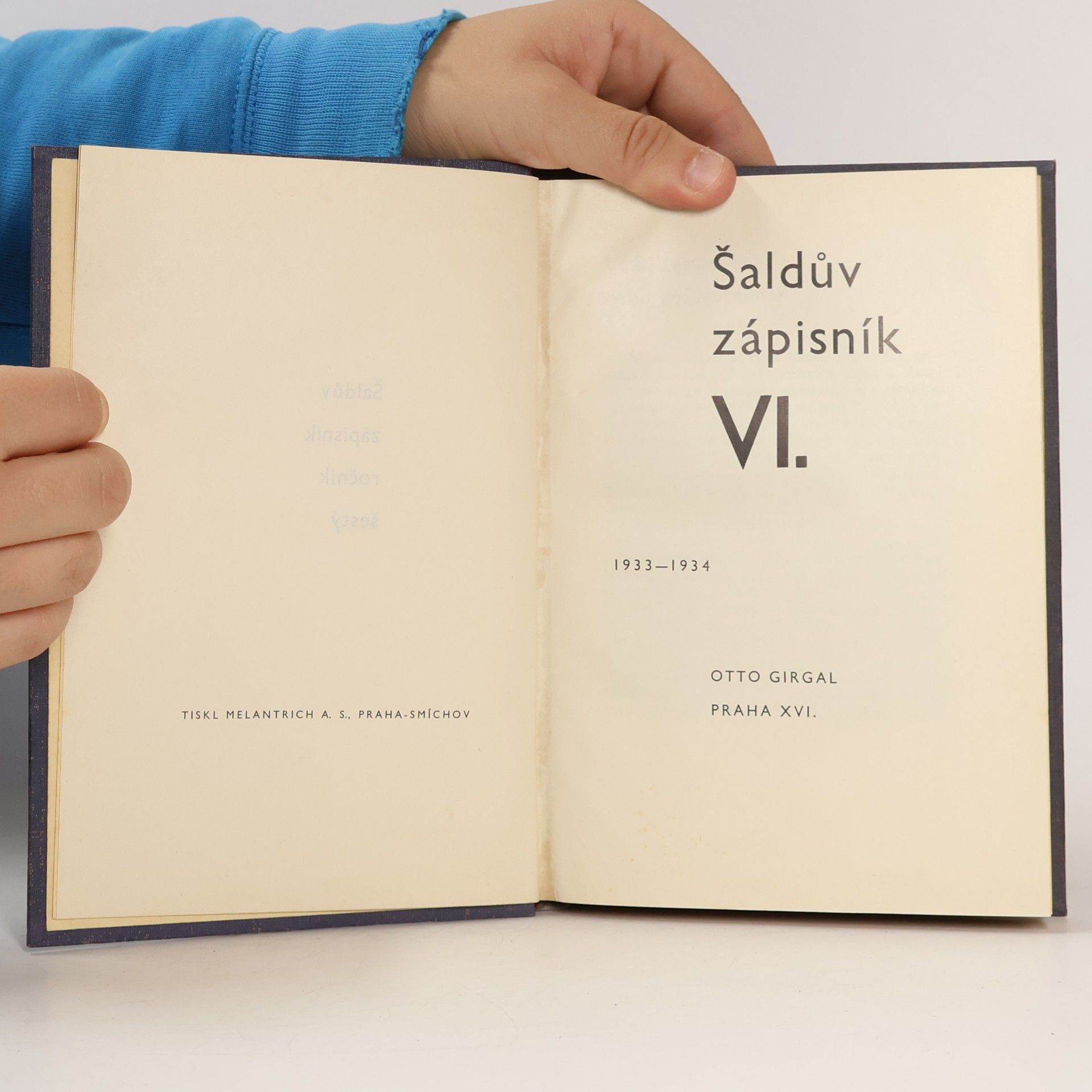 František Xaver Šalda Šaldův zápisník