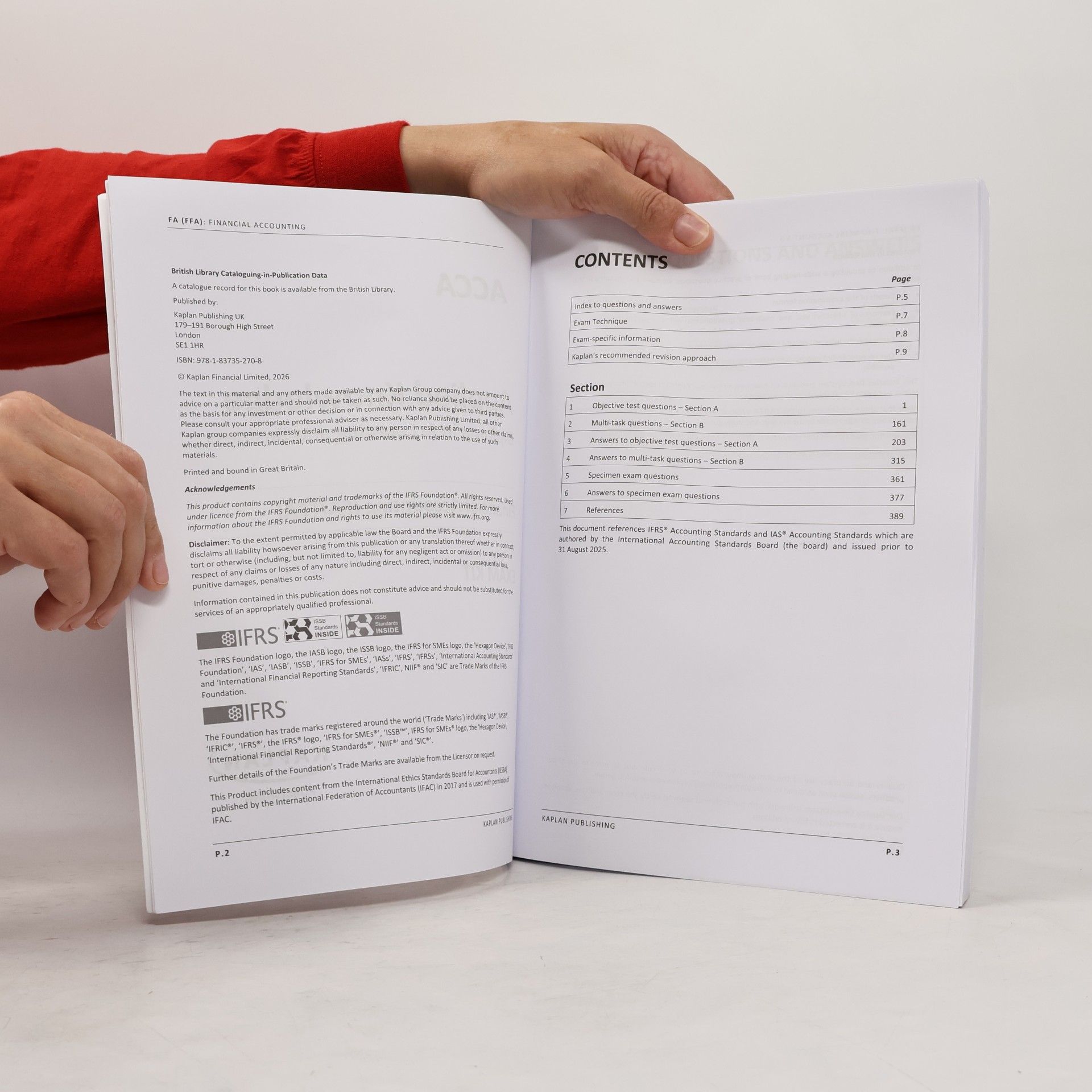 ACCA: Financial Accounting - Exam Kit: Valid from 1 September 2026 to 31 August 2027