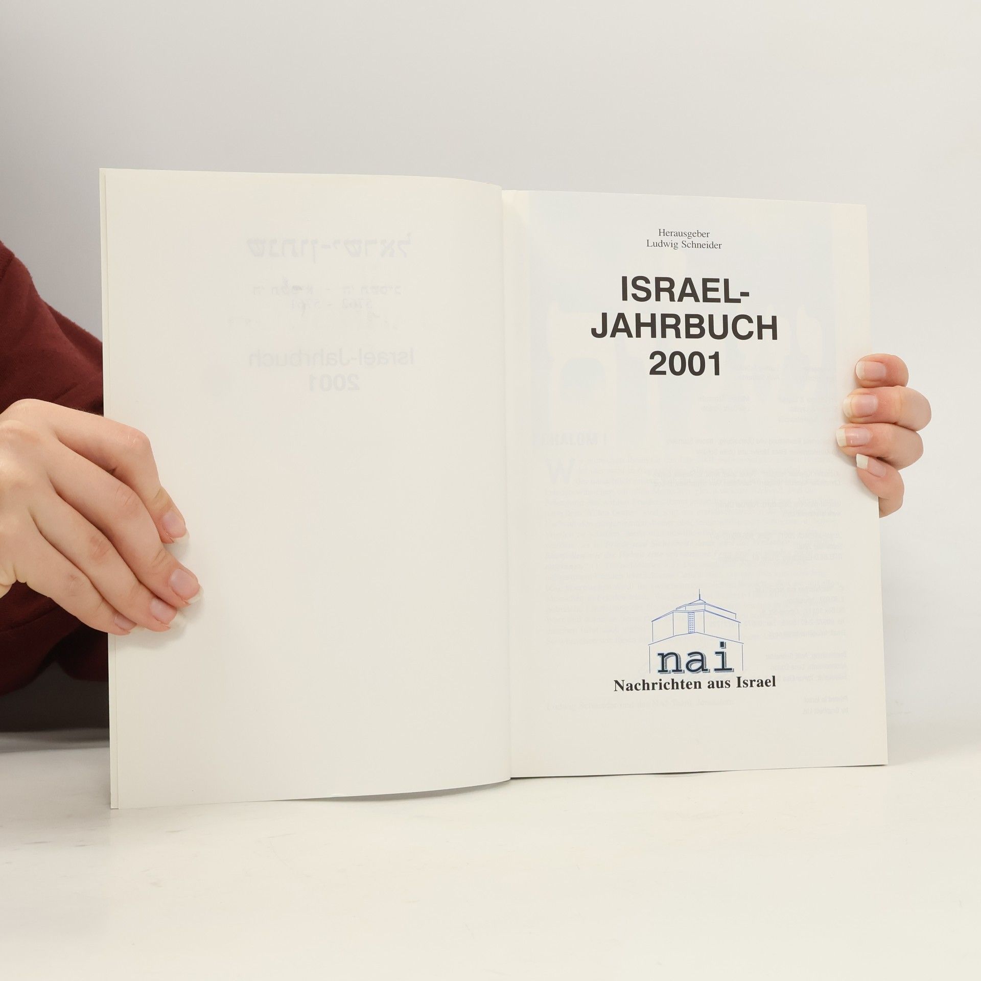 Autorenkollektiv Israel-Jahrbuch 2001