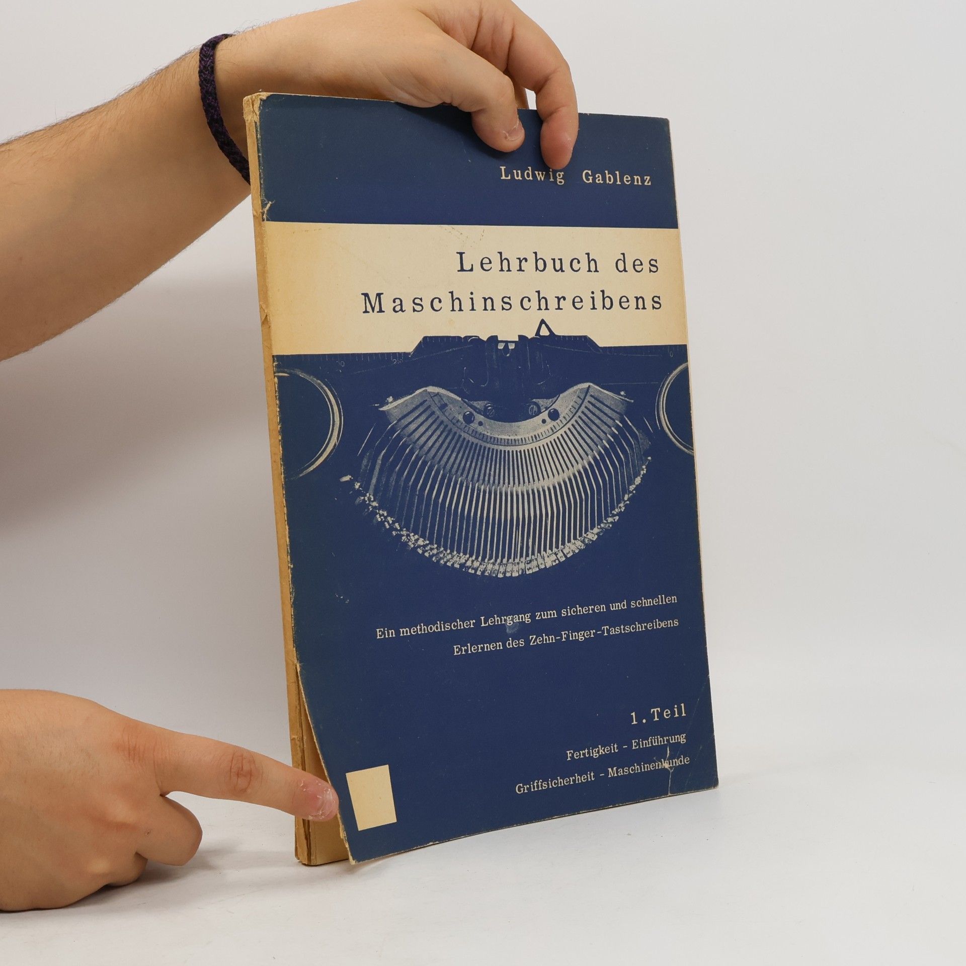 Ludwig Gablenz Lehrbuch des Maschinschreibens
