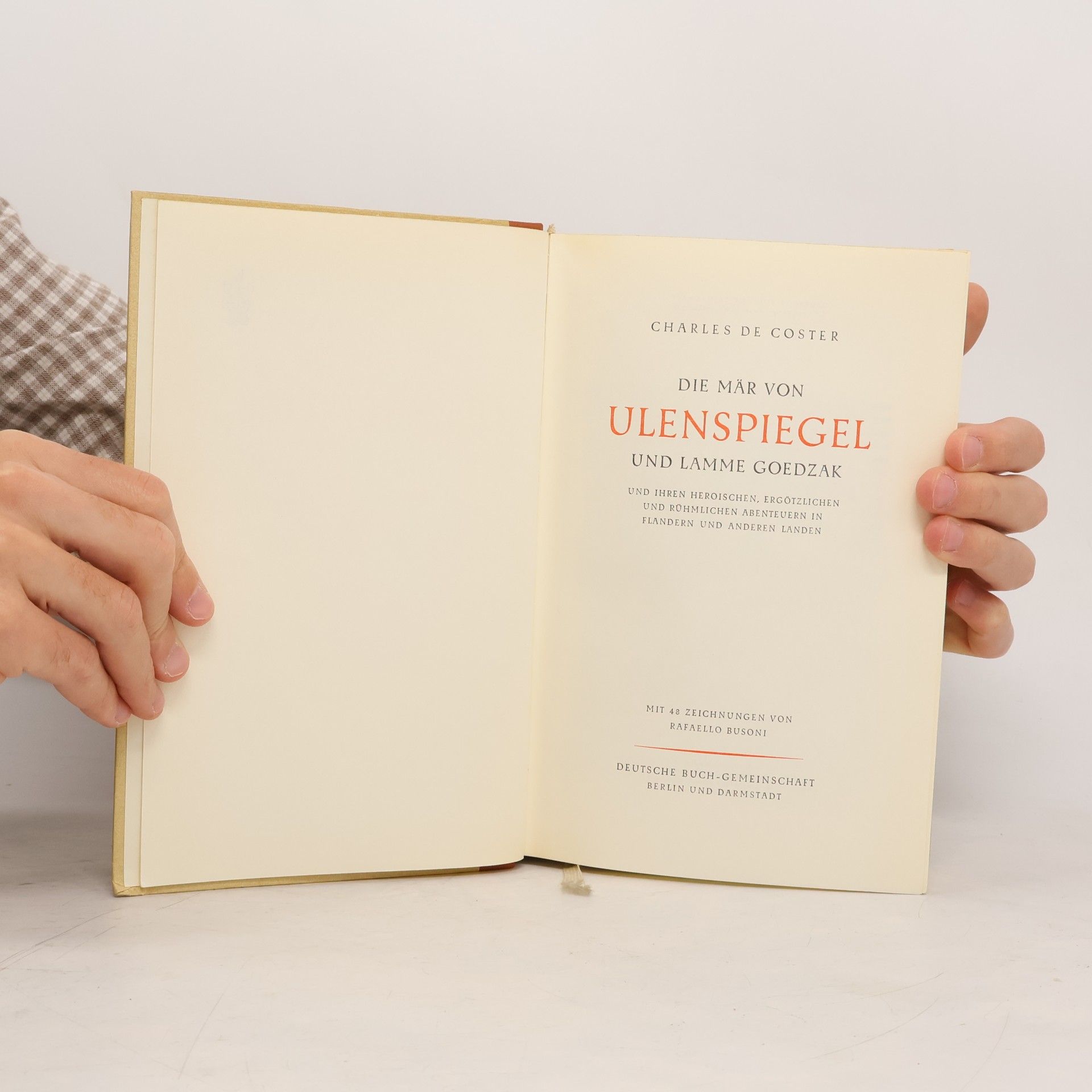 Charles de Coster Die Mär von Ulenspiegel und Lamme Goedzak