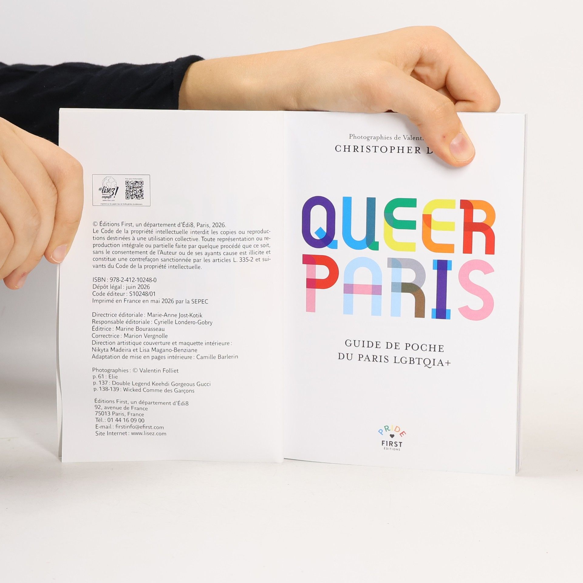Christopher Davin Queer Paris - Guide de poche du Paris LGBTQIA+