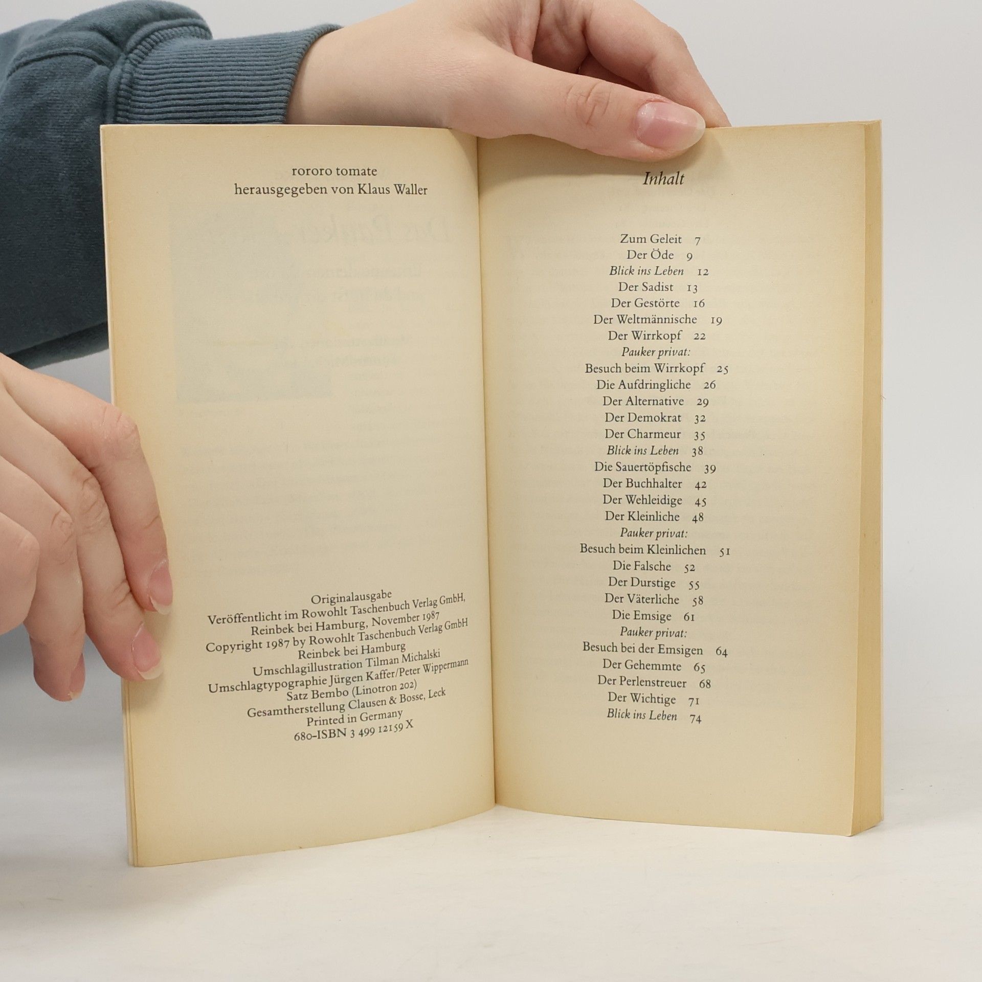Wolfram Eicke Das Pauker-Buch
