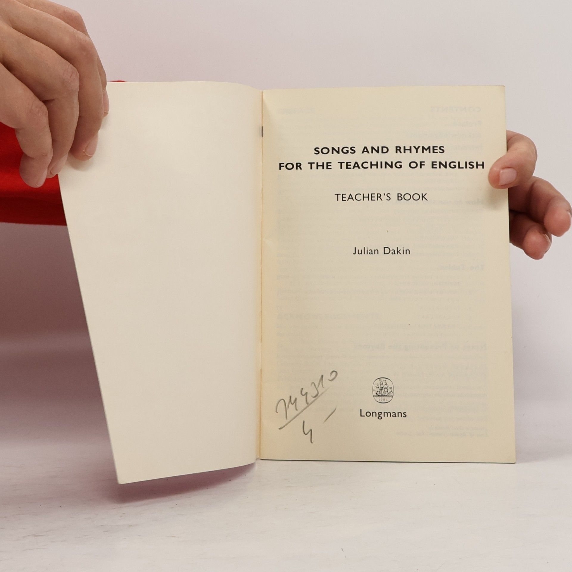 Julian Dakin Songs and Rhymes