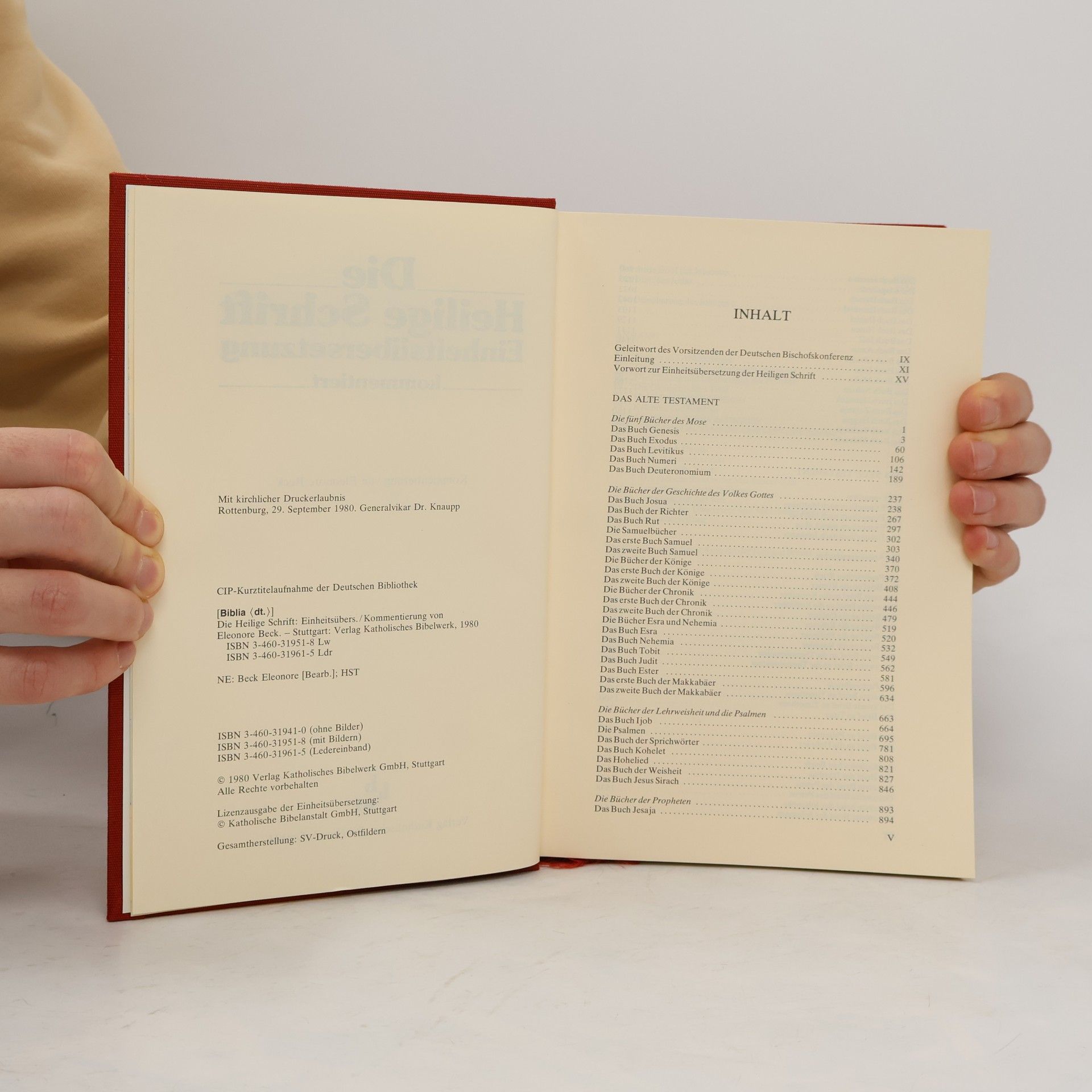 Various authors Die Heilige Schrift. Einheitsübersetzung kommentiert
