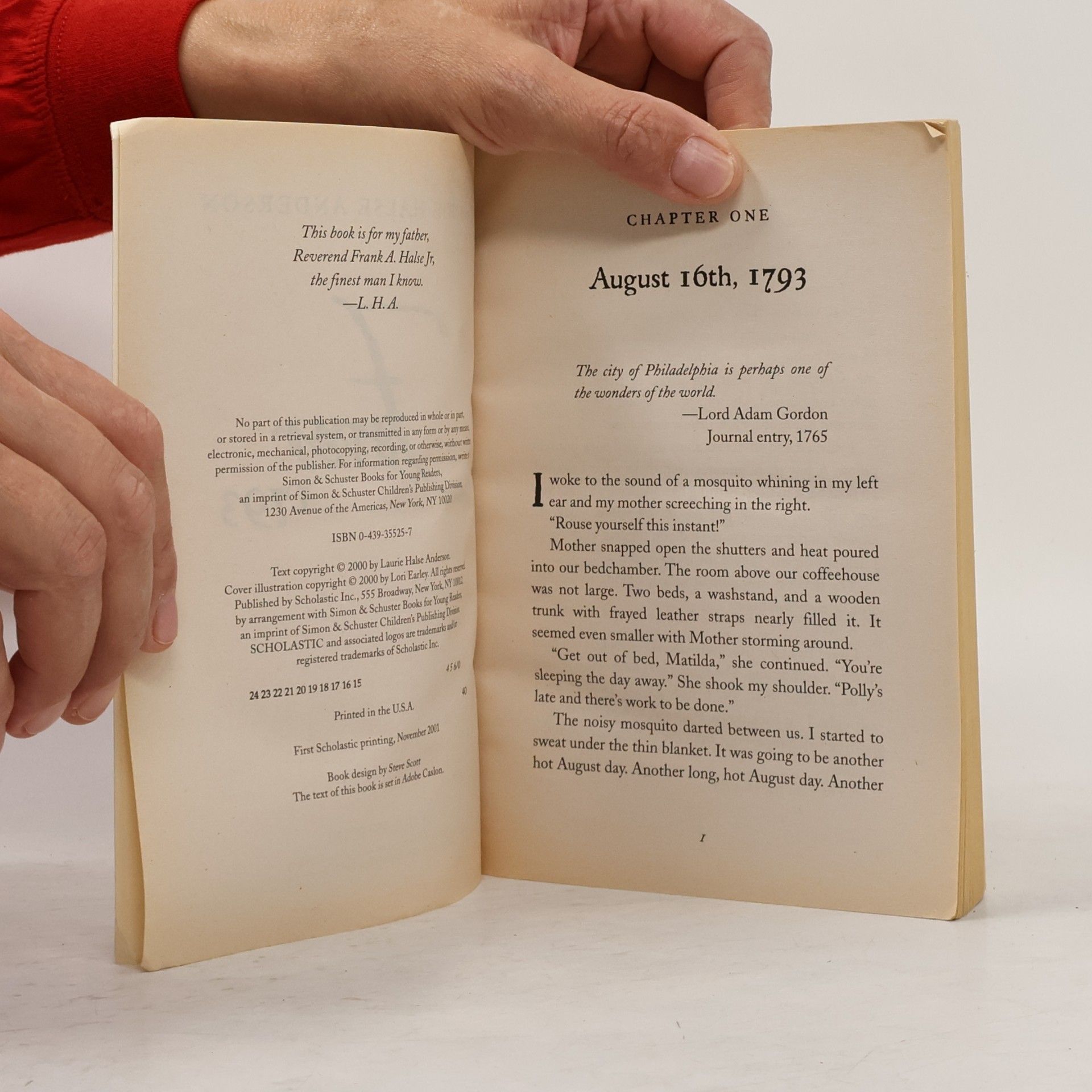 Laurie Halse Anderson Fever 1793