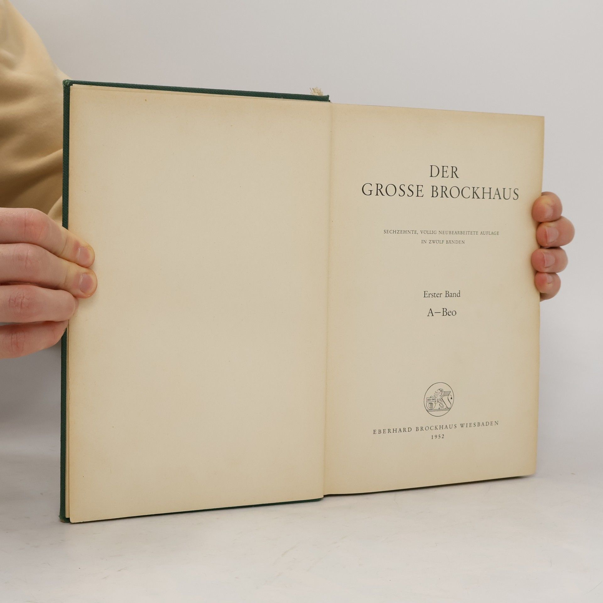 Various authors Der grosse Brockhaus 1. A-Beo