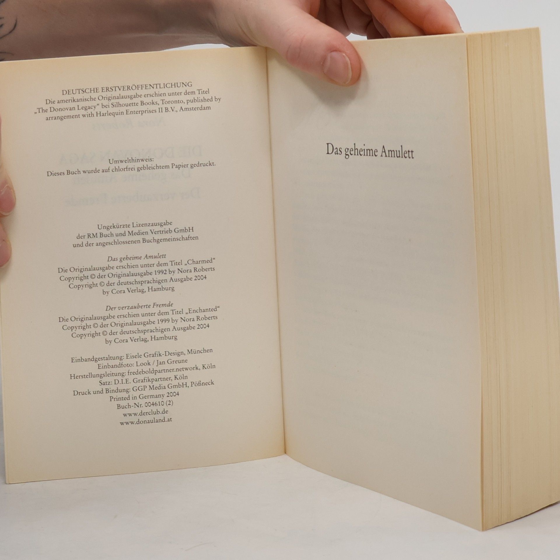 Nora Roberts Die Donovan Saga: Das geheime Amulett. Der verzauberte Fremde