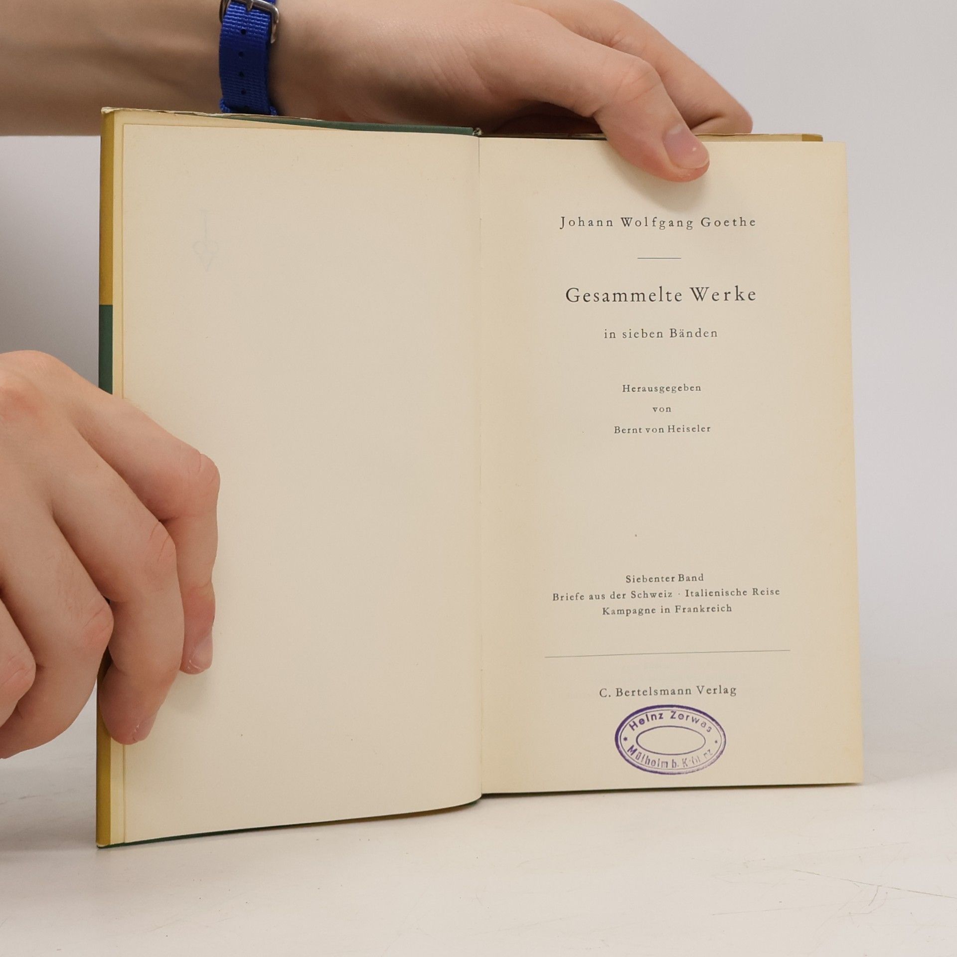 Johann Wolfgang Goethe Gesammelte Werke