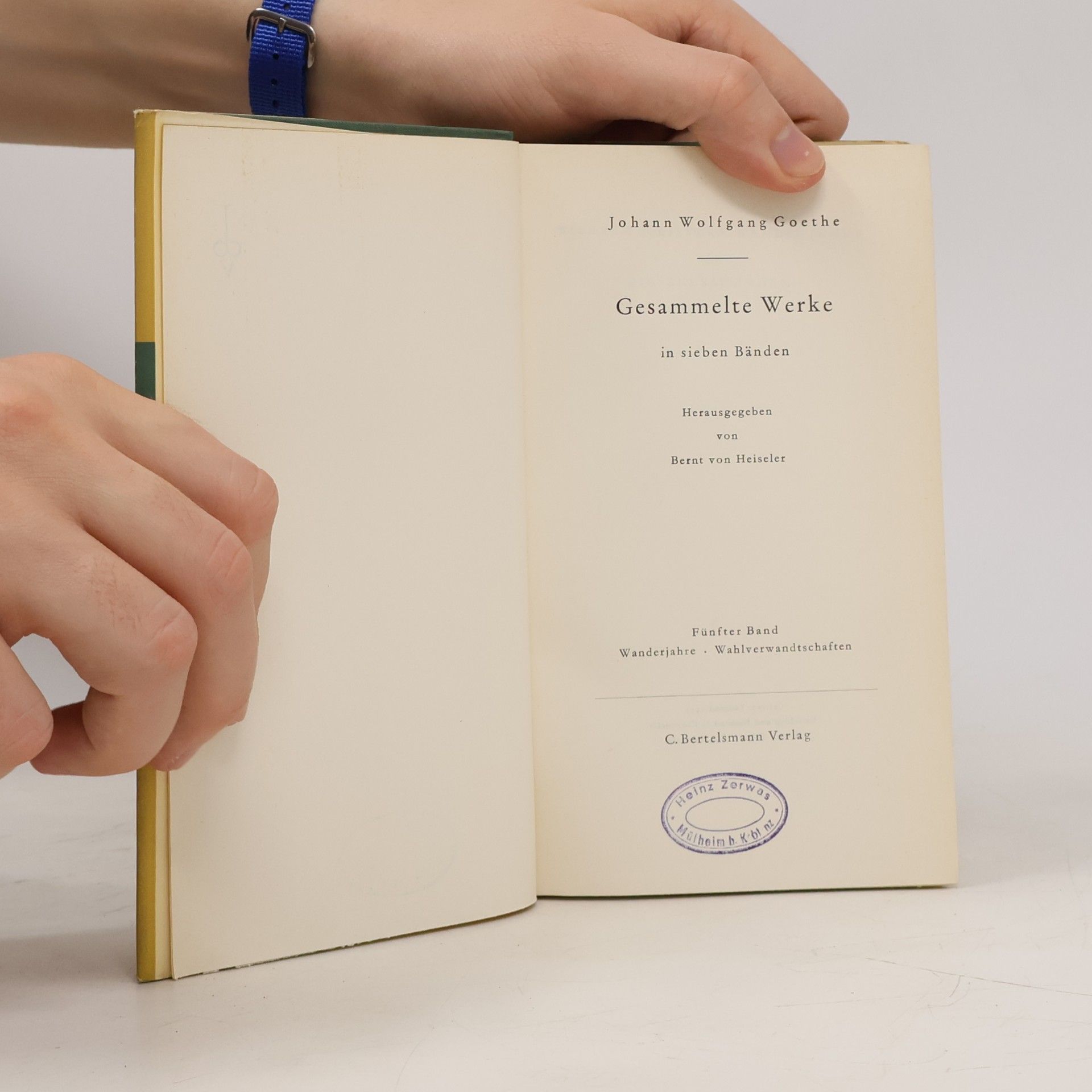 Johann Wolfgang Goethe Gesammelte Werke 5