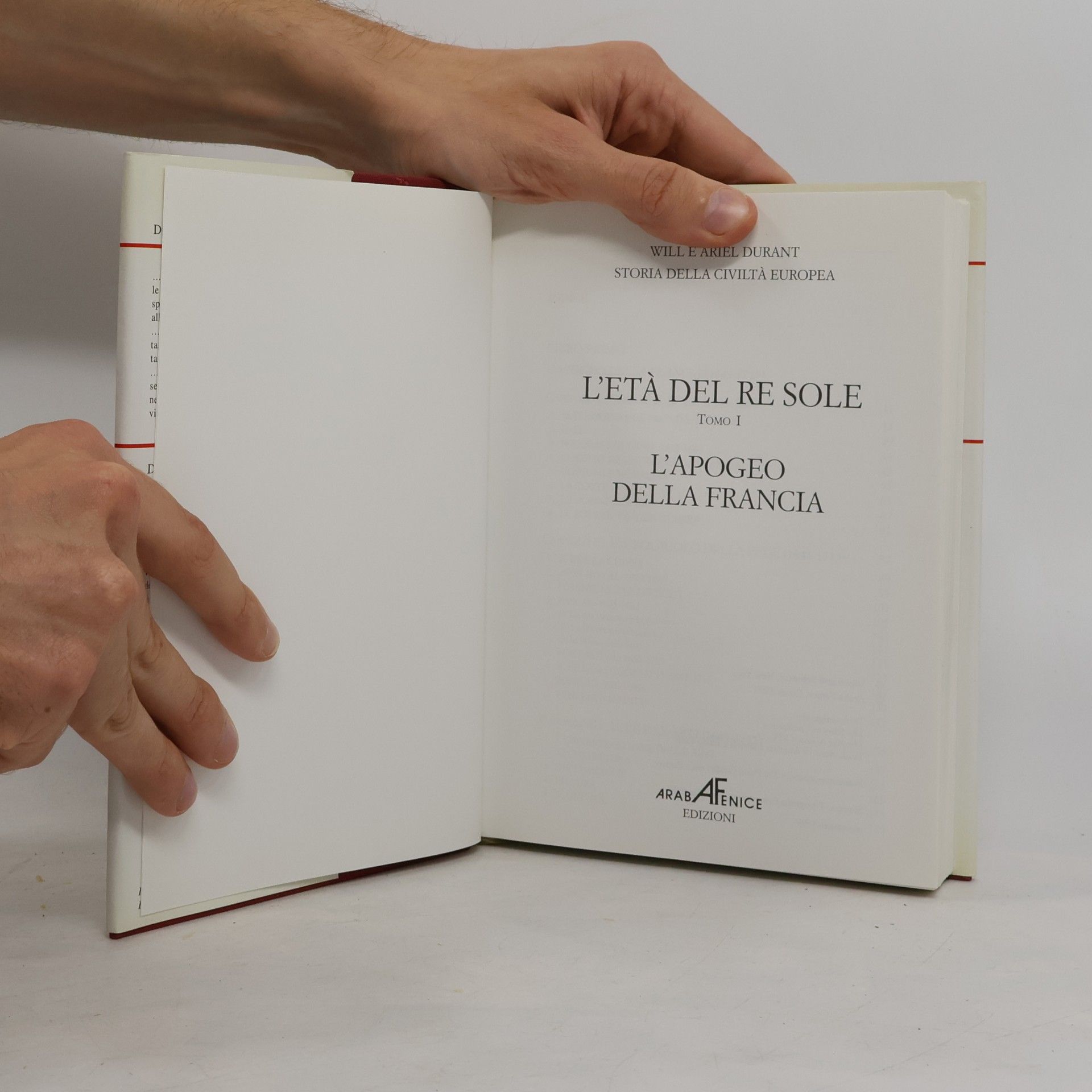 Will Durant L'Età del Re Sole