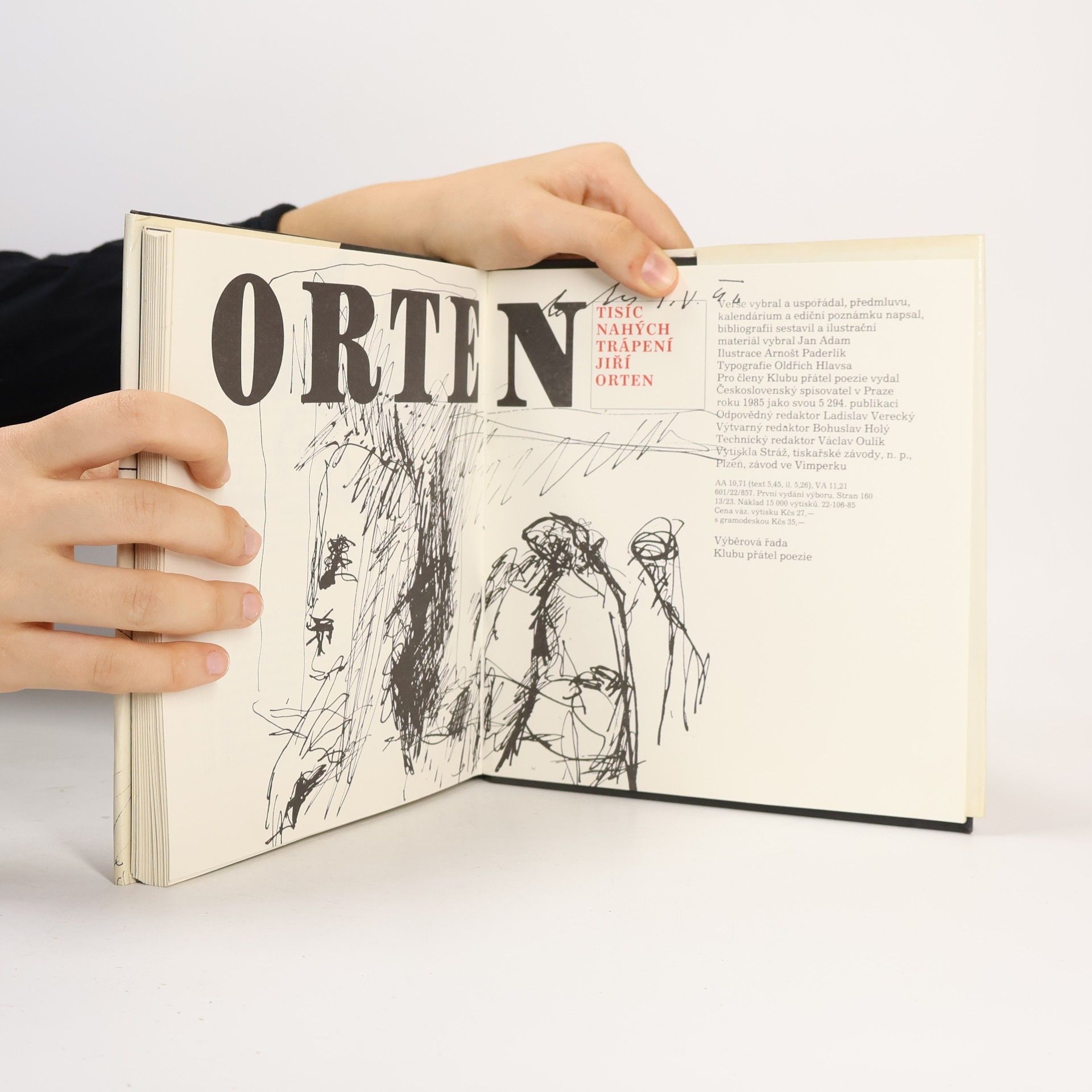 Jiří Orten Tisíc nahých trápení