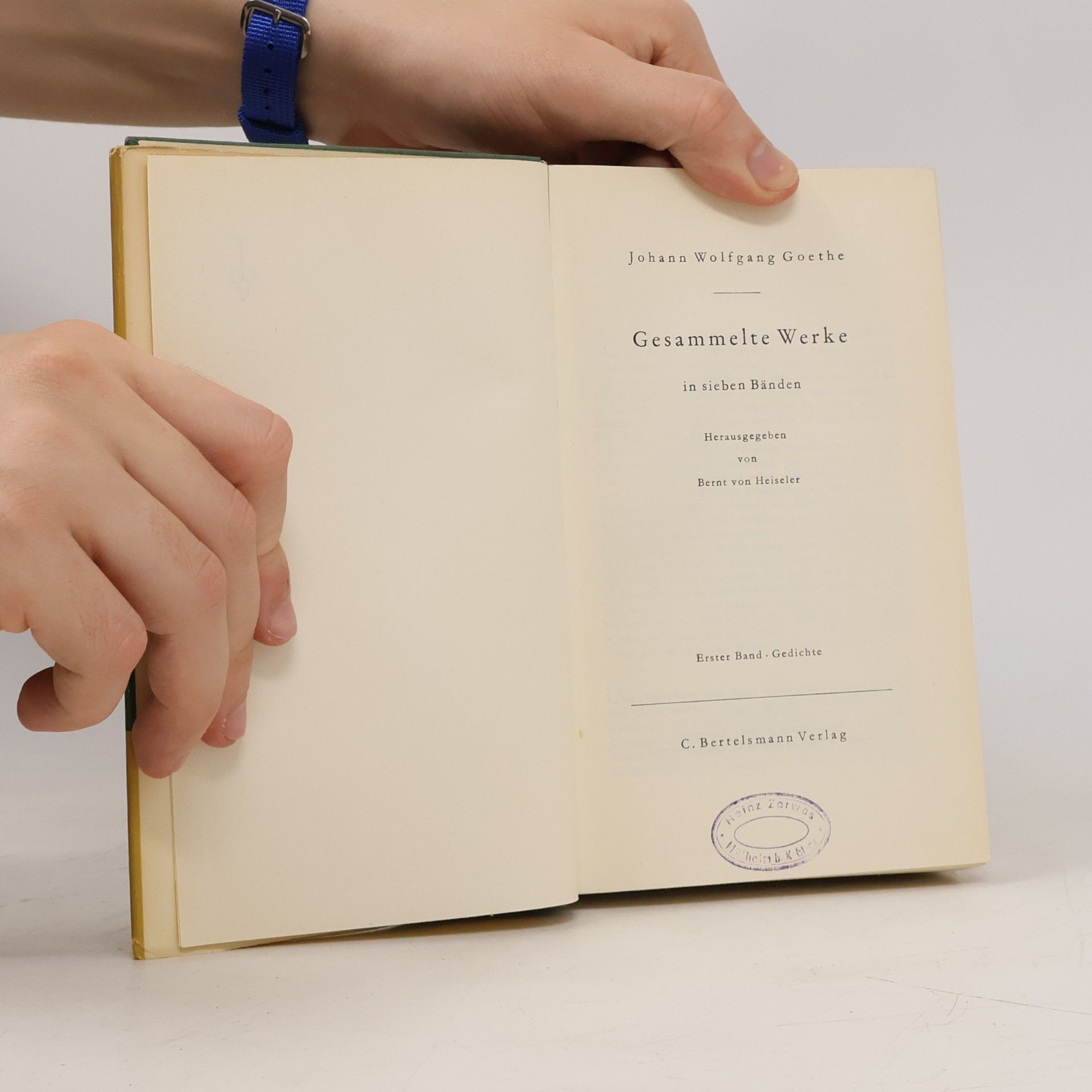 Johann Wolfgang Goethe Gesammelte Werke 1