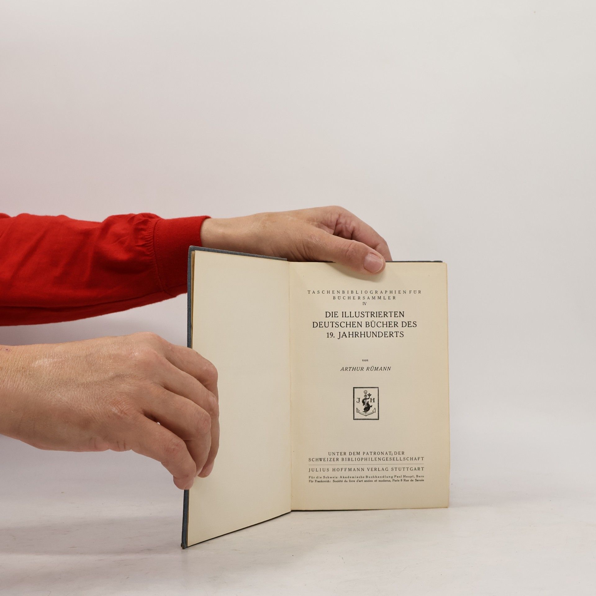 Arthur Rümann Die illustr. deutschen Bücher des 19. Jahrhunderts