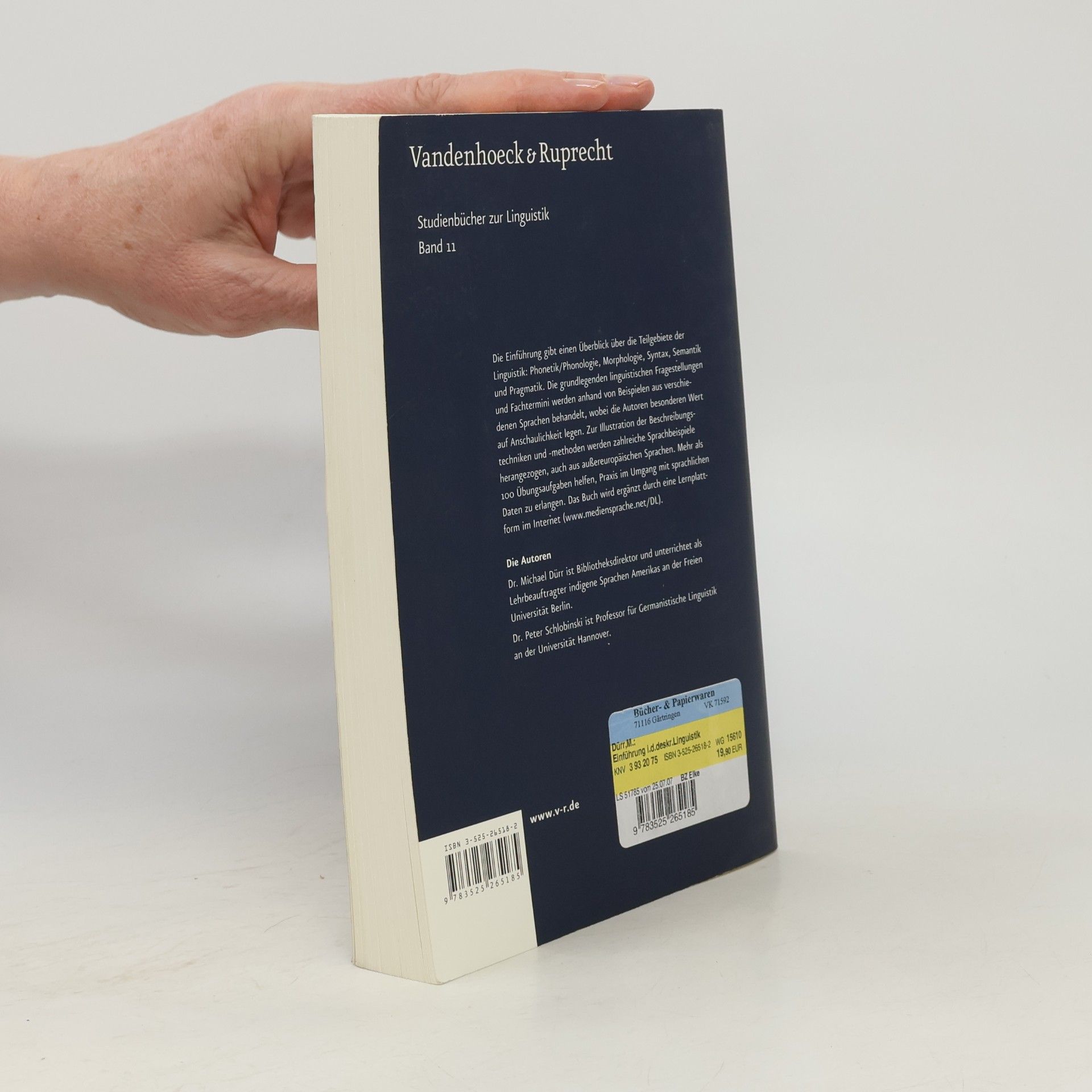Michael Dürr Studienbücher zur Linguistik - 11: Deskriptive Linguistik