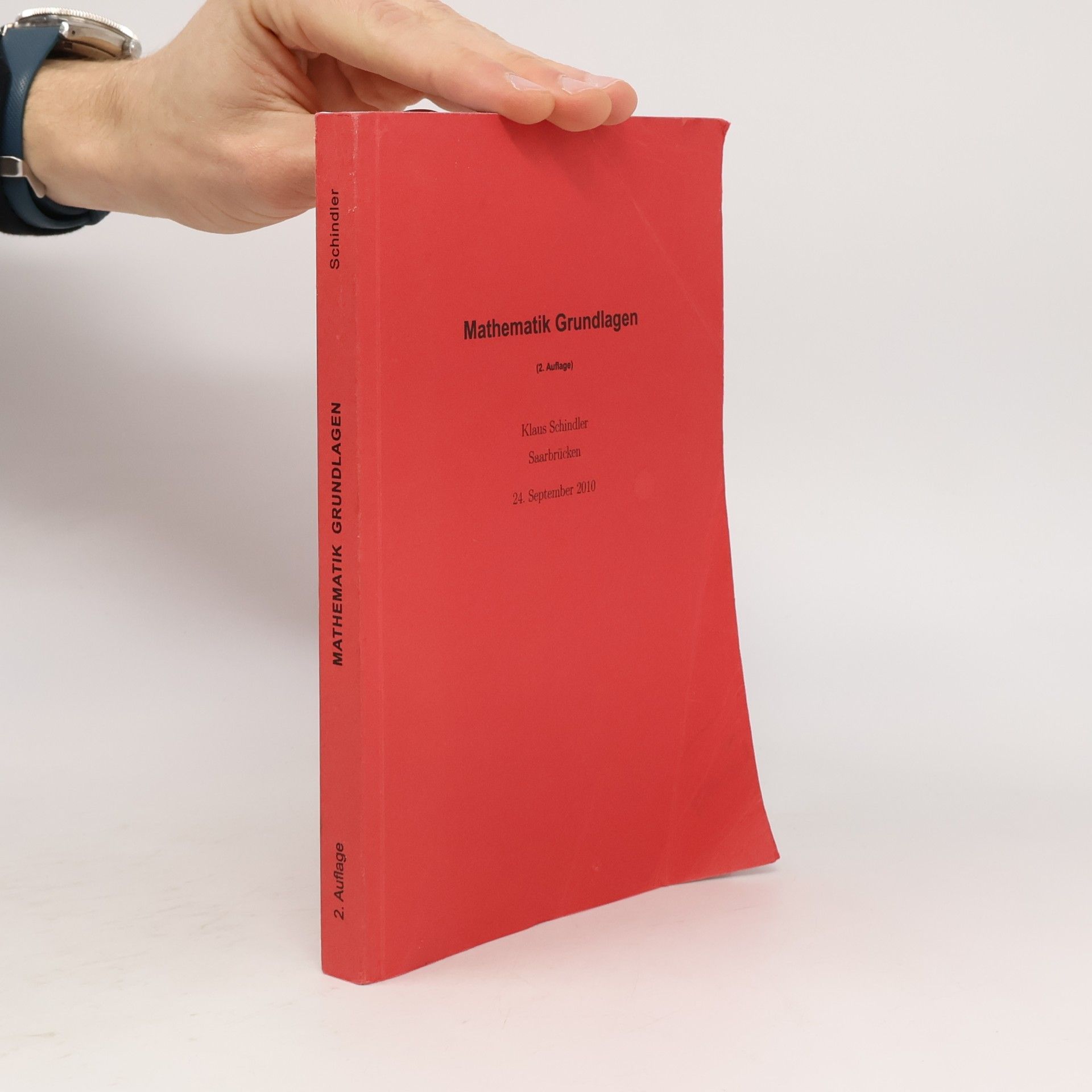 Klaus Schindler Mathematik Grundlagen
