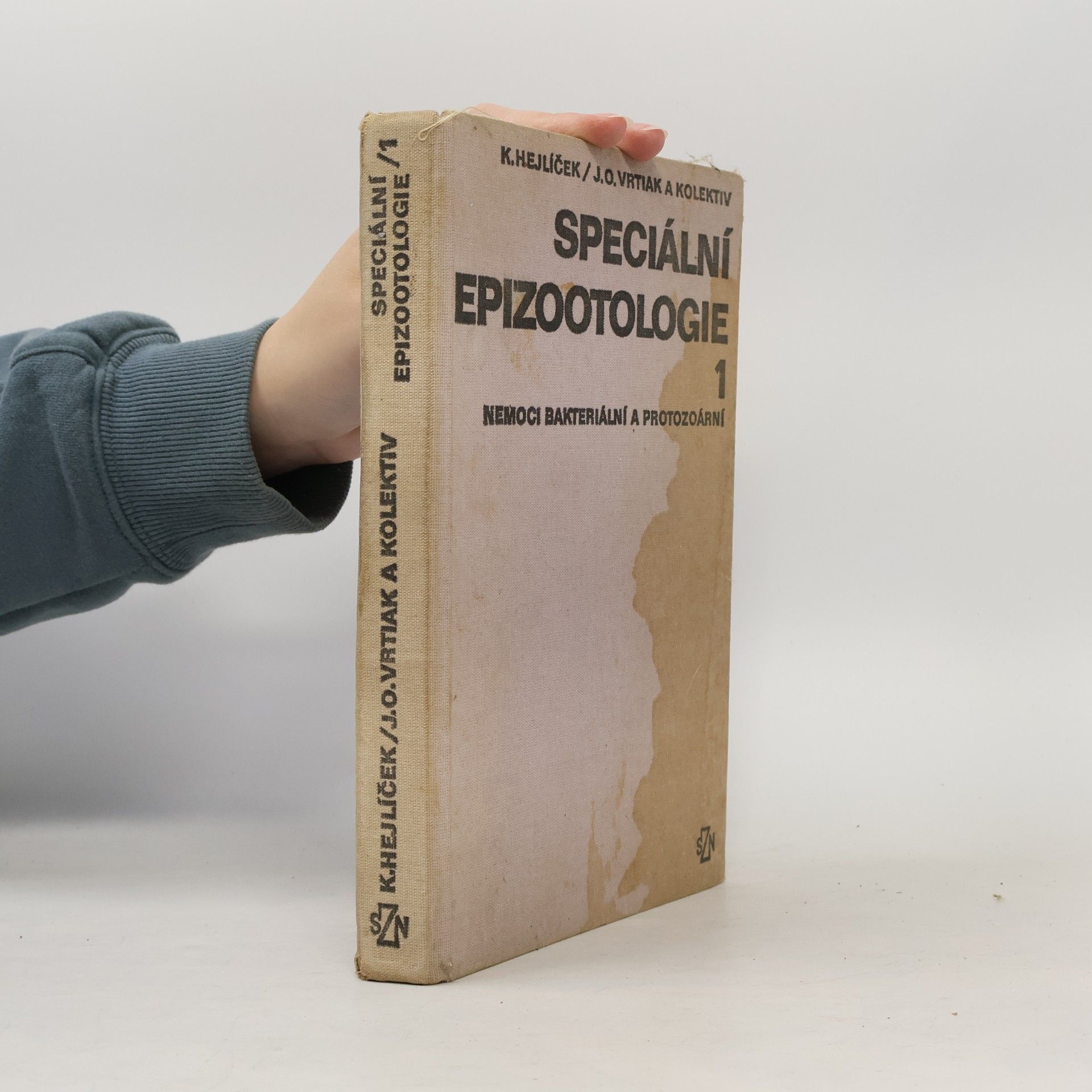 Karel Hejlíček Speciální epizootologie 1. Nemoci bakteriální a protozoární