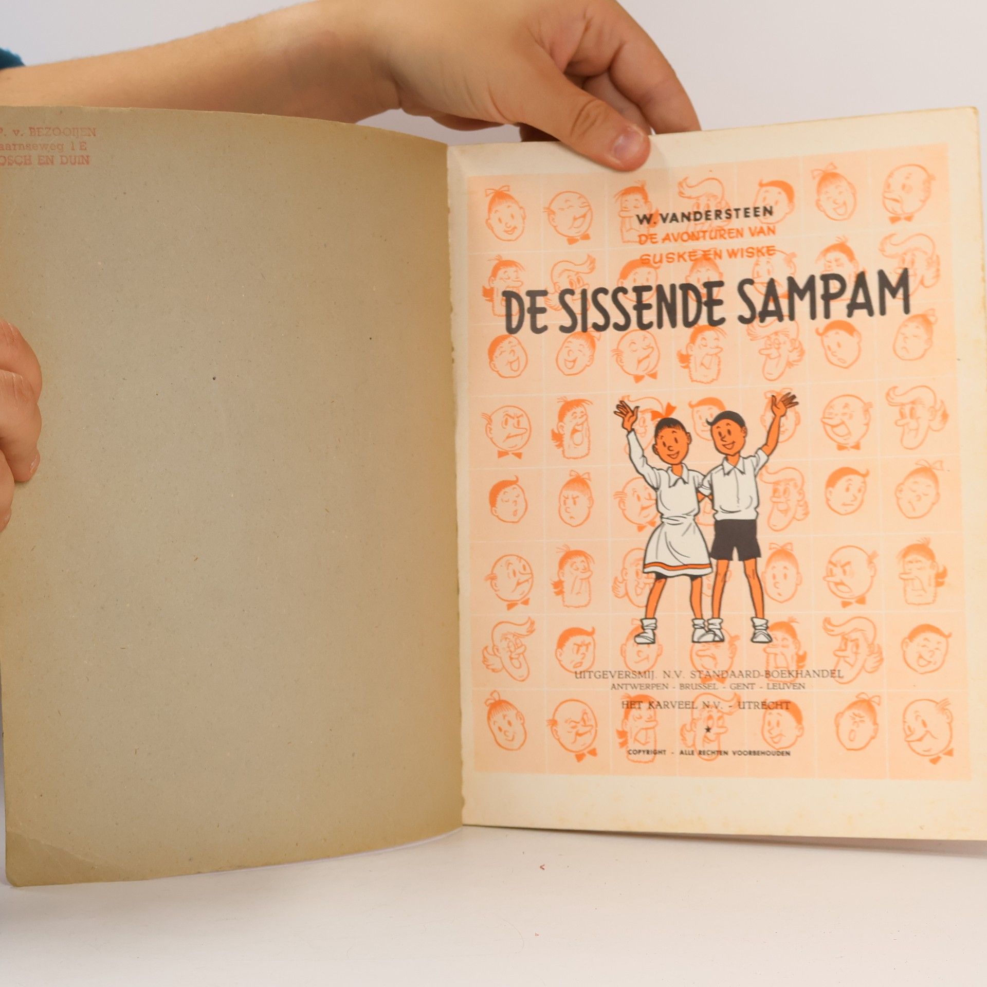 W. Vandersteen Suske en Wiske. De sissende sampam