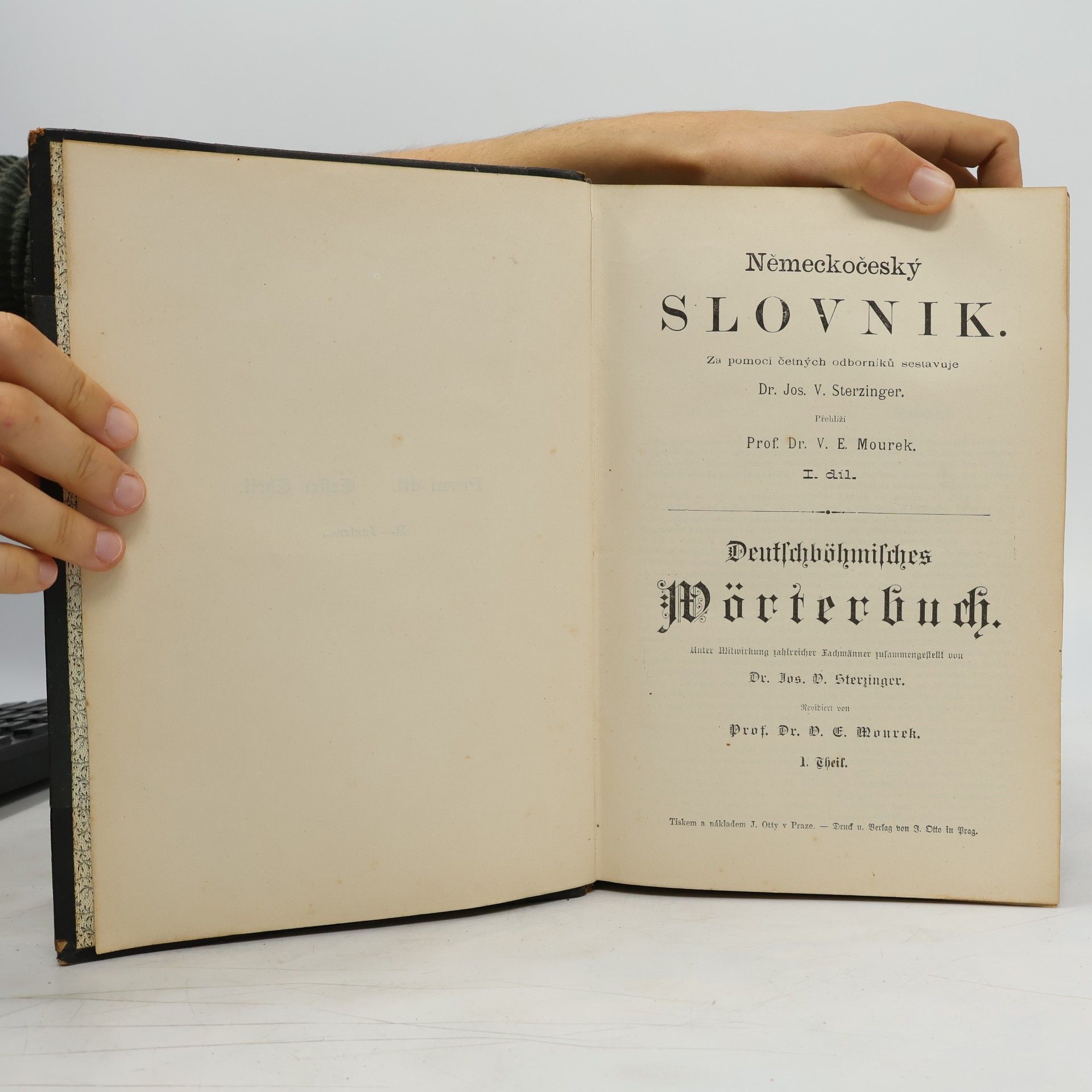 J. V. Sterzinger Německo-český slovník I-II. díl