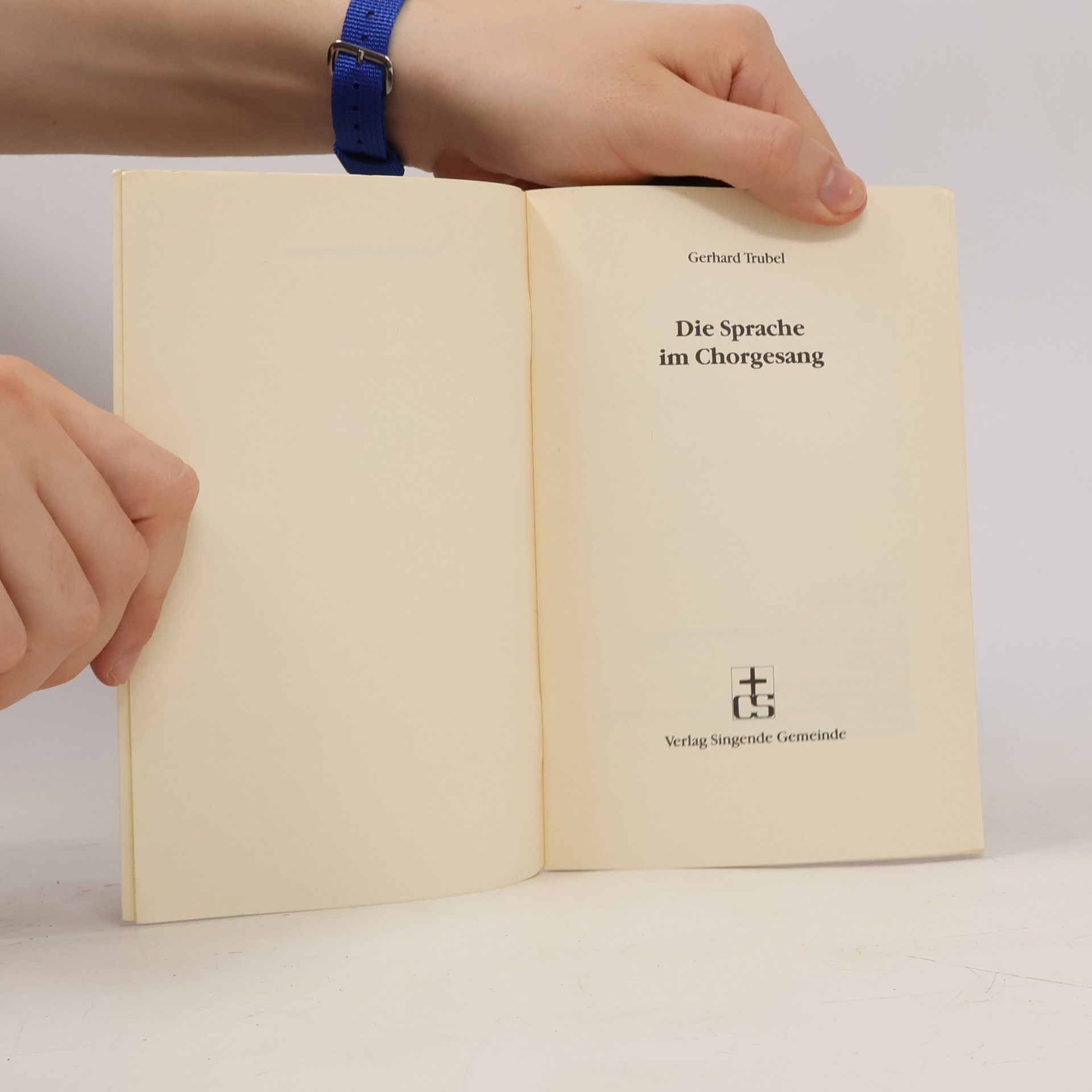 Gerhard Trubel Die Sprache im Chorgesang