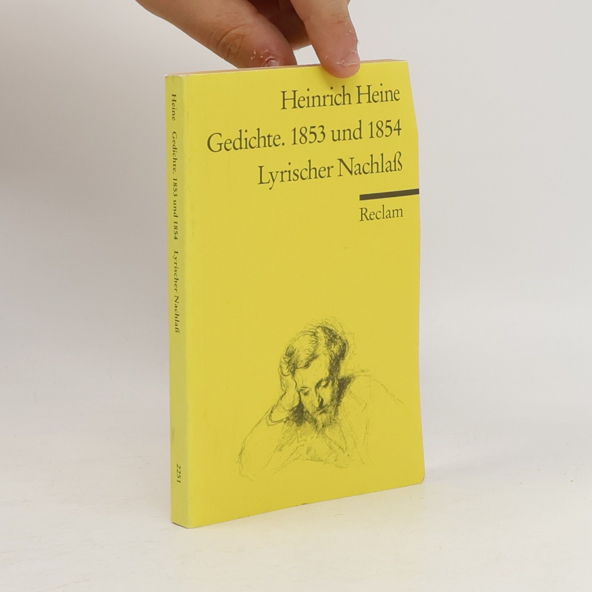 Heinrich Heine Gedichte. 1853 und 1854. Lyrischer Nachlaß