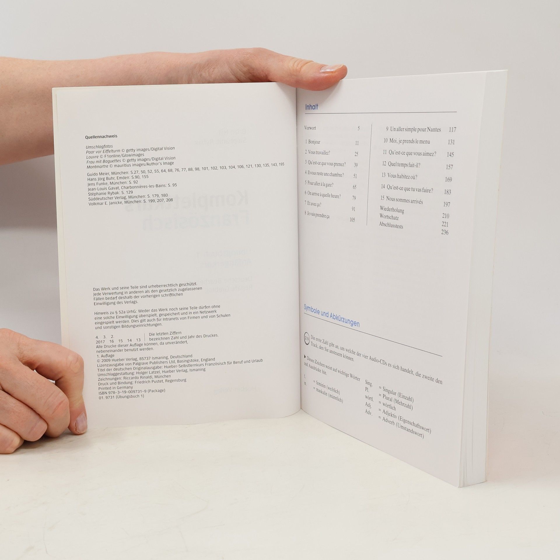 kolektiv Hueber Komplettkurs Französisch 1-2. Übungsbuch. Begleitheft