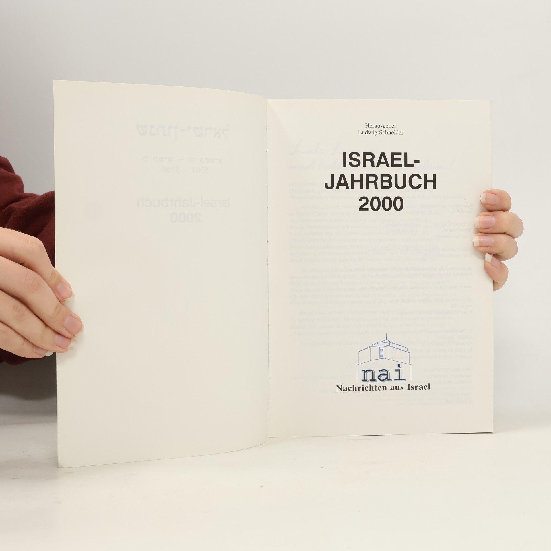 Autorenkollektiv Israel Jahrbuch 2000