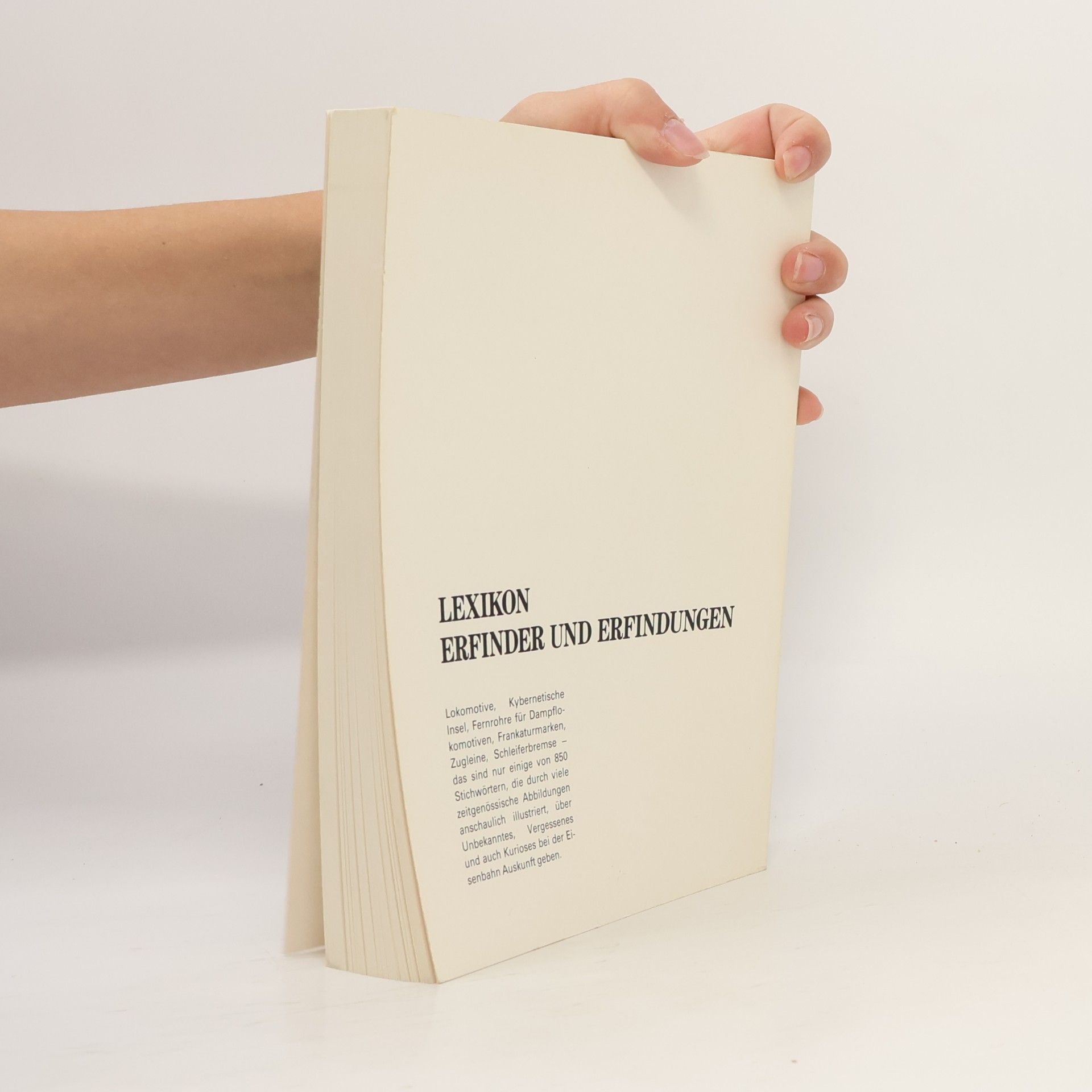 Autores varios Lexikon Erfinder und Erfindungen. Eisenbahn