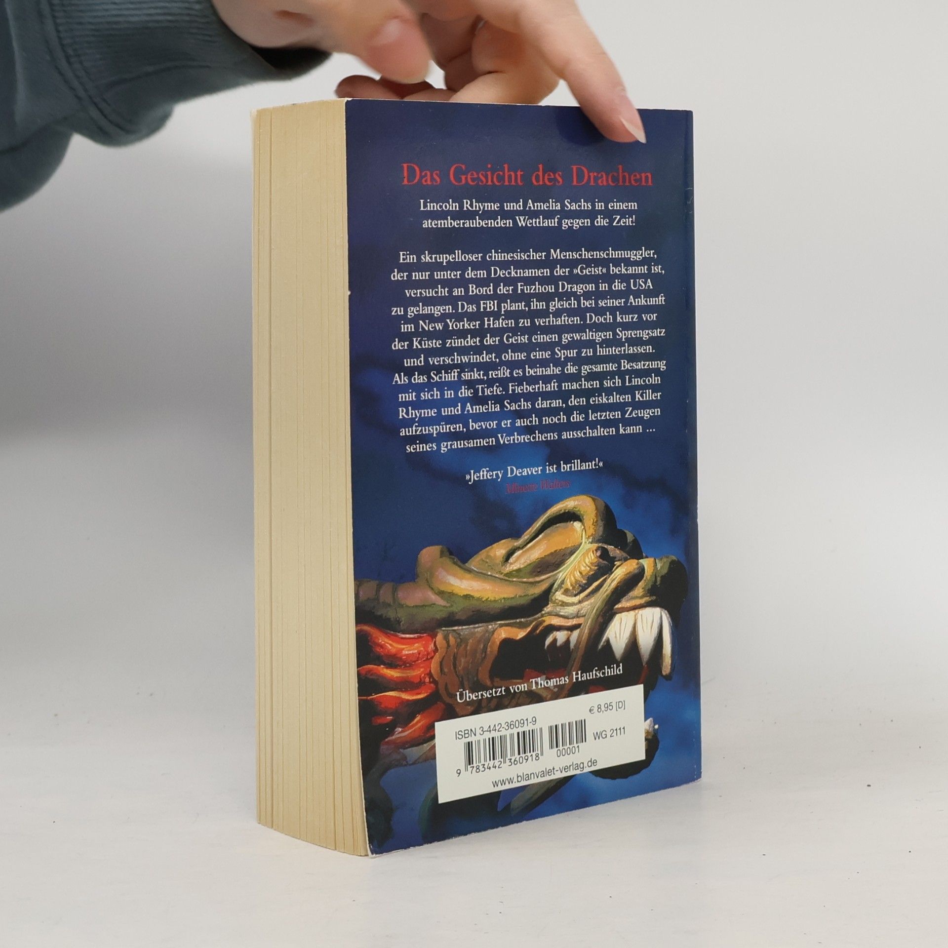 Jeffery Deaver Das Gesicht des Drachen