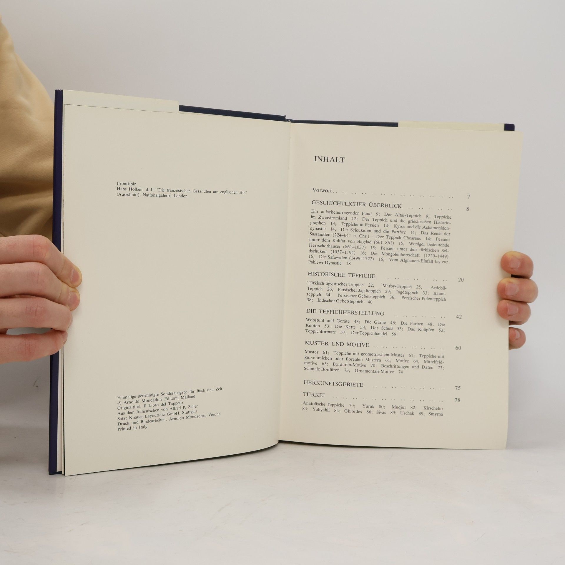 S. A. Milhofer Da Buch der Orientteppiche