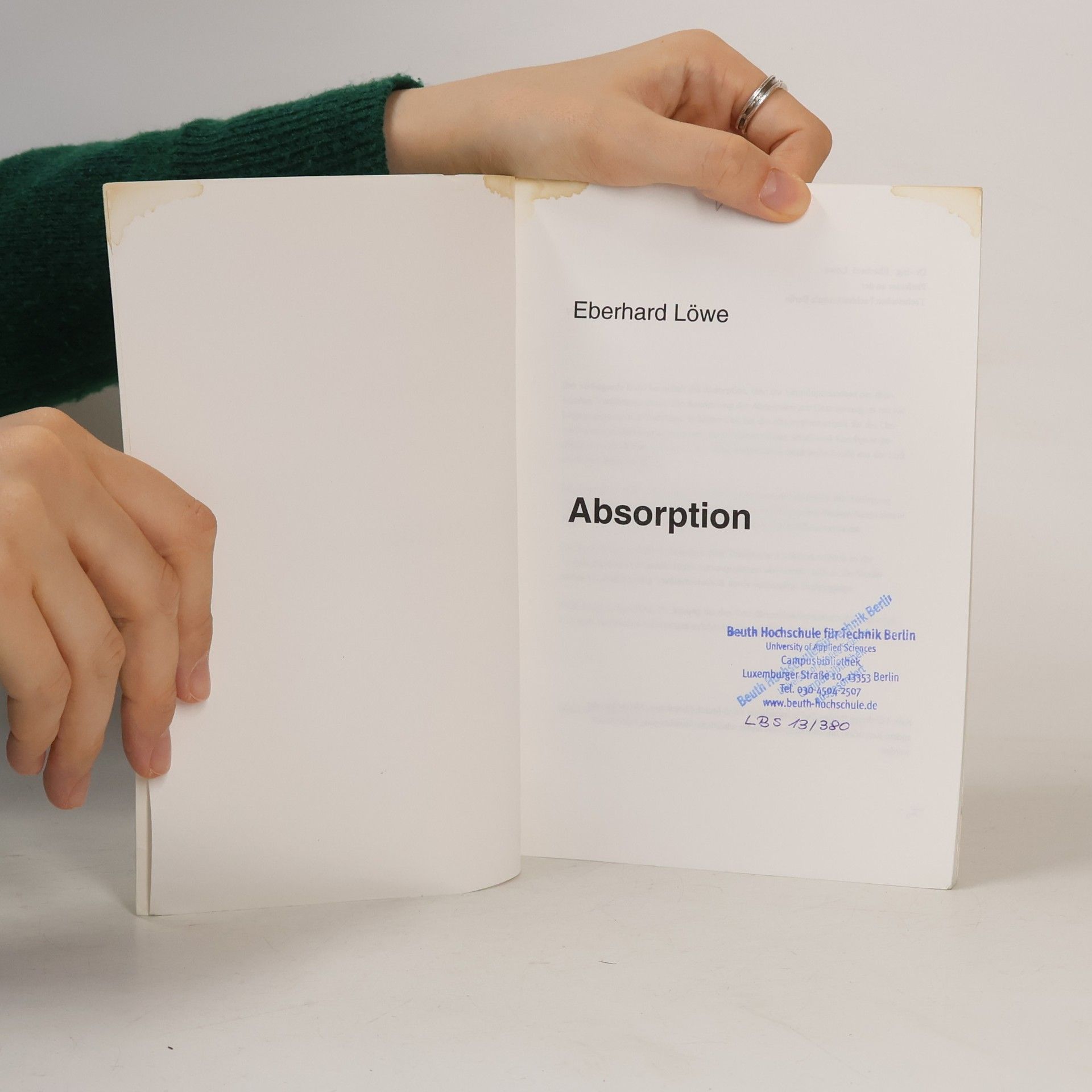 Eberhard Löwe Absorption