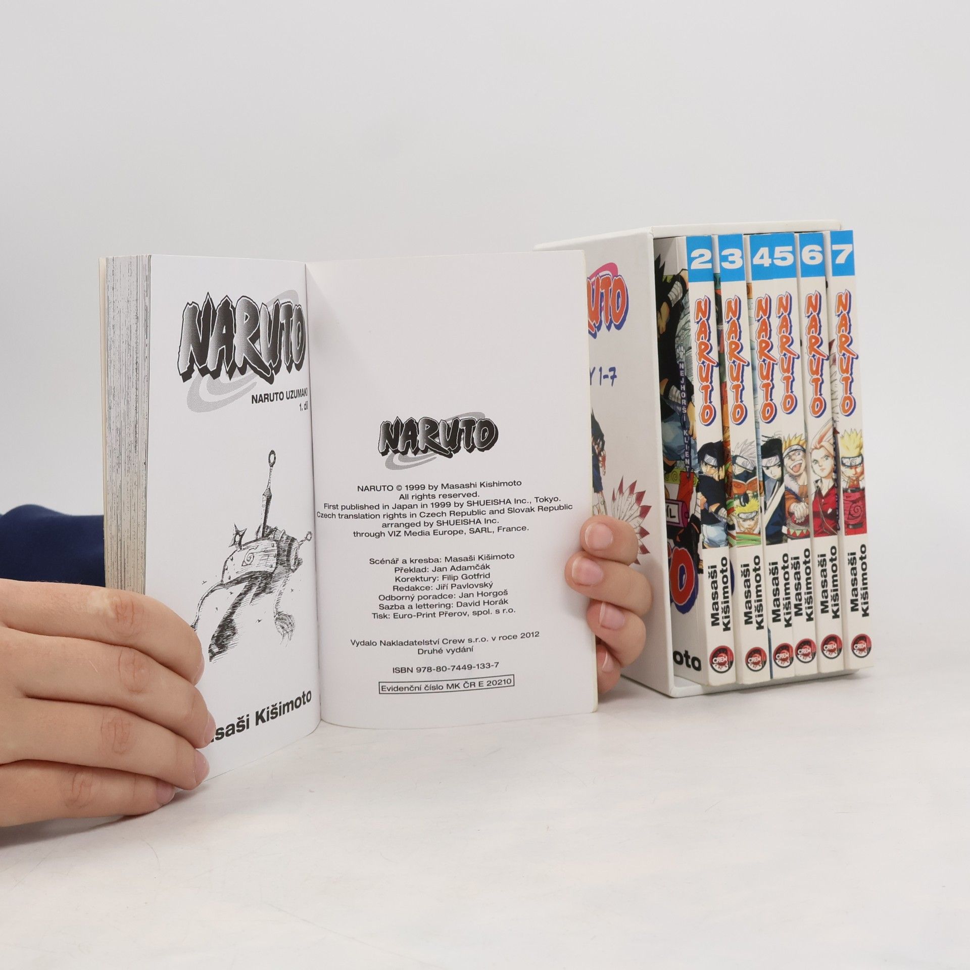 Masaši Kišimoto Naruto 1-7